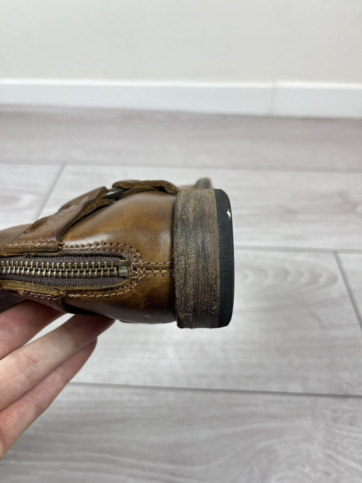 Frye Frye USA Melissa Brown Leather High Womens Boots Size US 7 / IT 37 - 15 Thumbnail