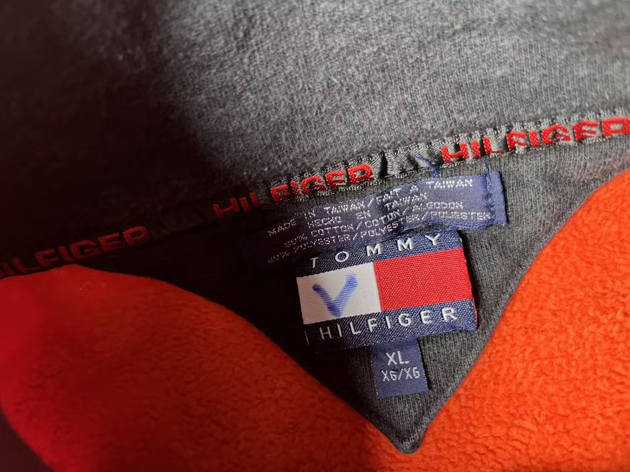 Tommy Hilfiger Tommy Hilfiger sweatshirt 1/4 zip vintage size XLarge Size US XL / EU 56 / 4 - 3 Thumbnail