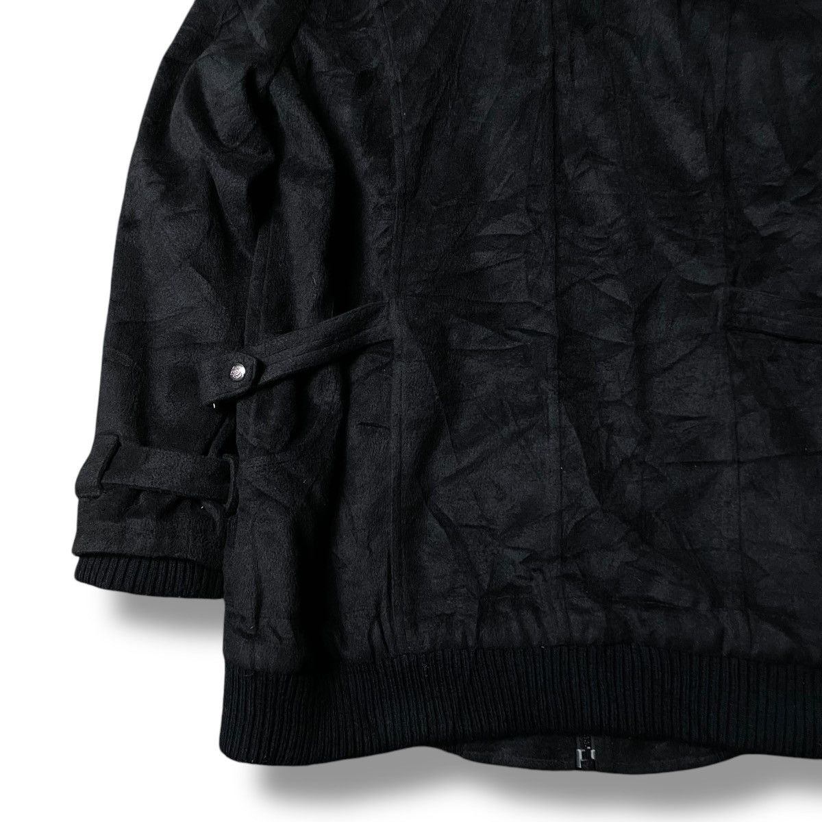 If Six Was Nine × Japanese Brand × Yasuyuki Ishii CRAZY ANGEL BUTTON UP ZIPPER PUNK GOTHIC WOOL HOODIE JACKET Size US XXL / EU 58 / 5 - 14 Thumbnail