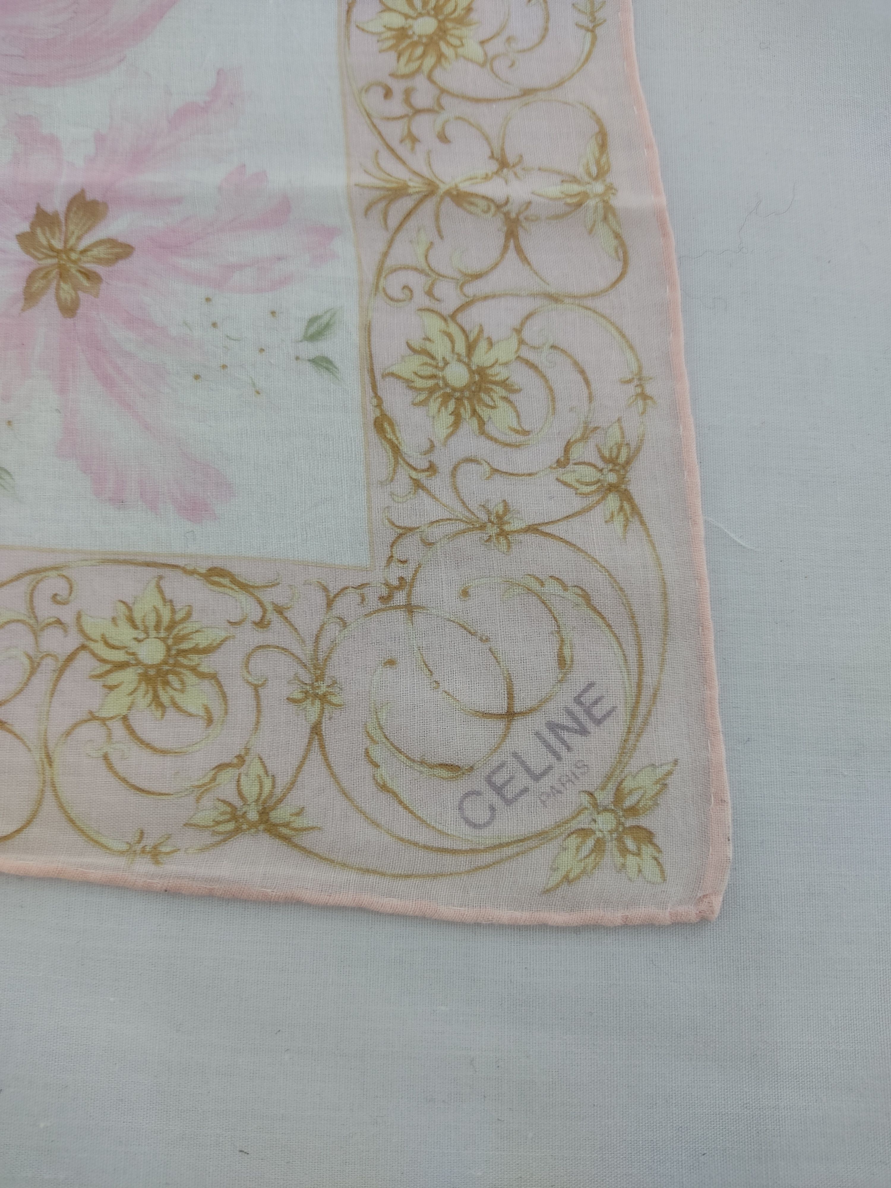 Celine × Vintage Vintage Celine Handkerchief / Neckwear / Bandana Size ONE SIZE - 7 Thumbnail