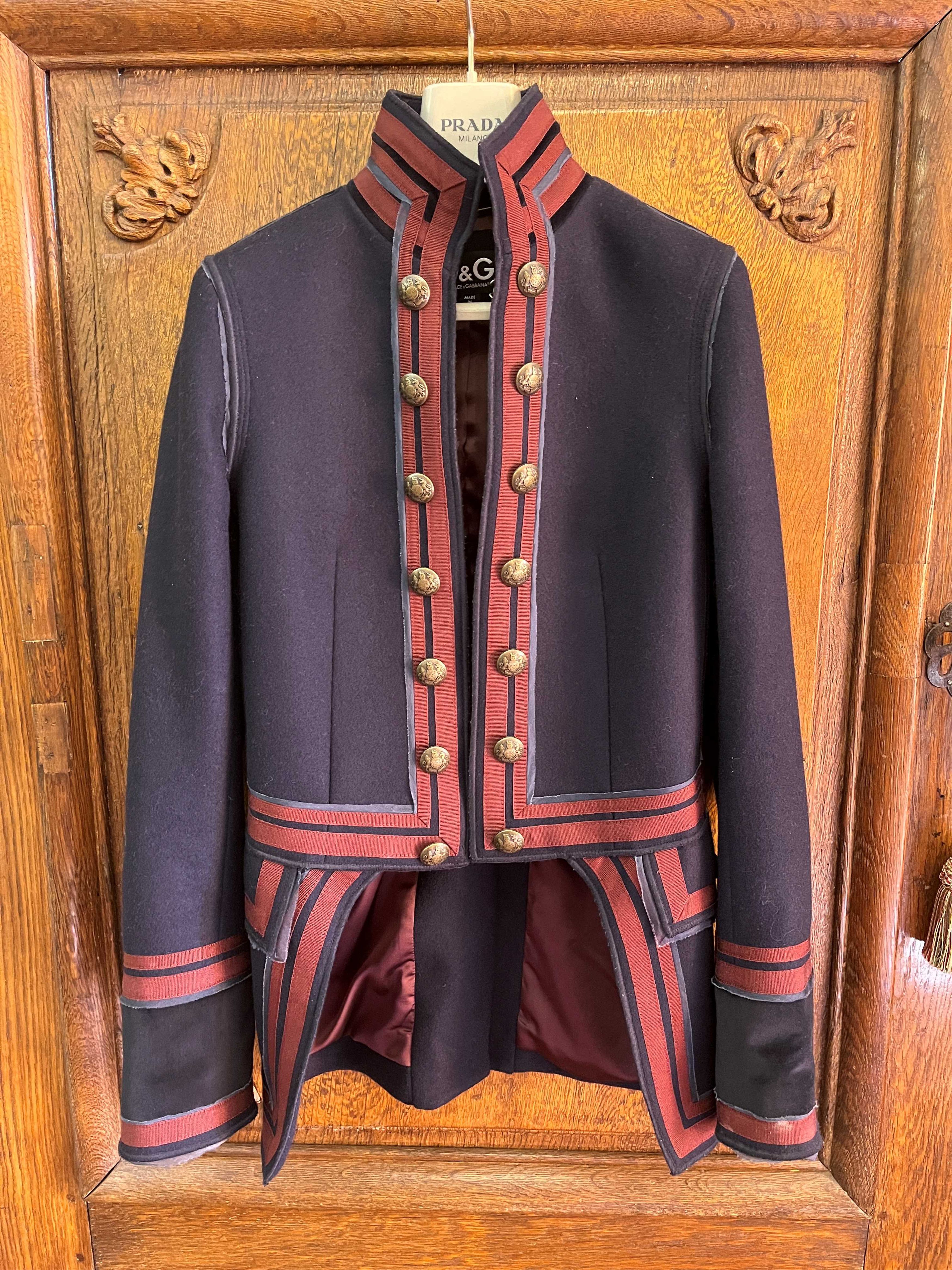 Dolce & Gabbana Military Jacket / D&G - Fall 2009 Catwalk - Size 36 ITA Size S / US 4 / IT 40 - 1 Thumbnail