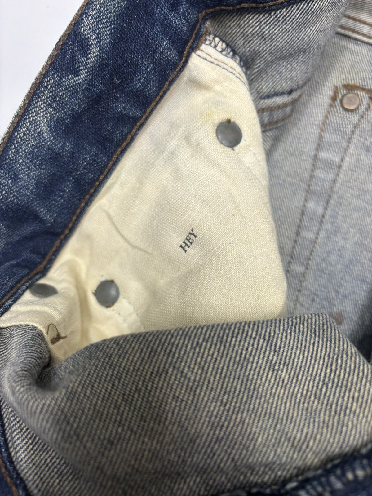 Fagassent Toshiki Aoki × Undercover 🔥DISTRESSED DENIM FAGASSENT TOSHIKI AOKI UNDERCOVER STYLE Size US 32 / EU 48 - 14 Thumbnail