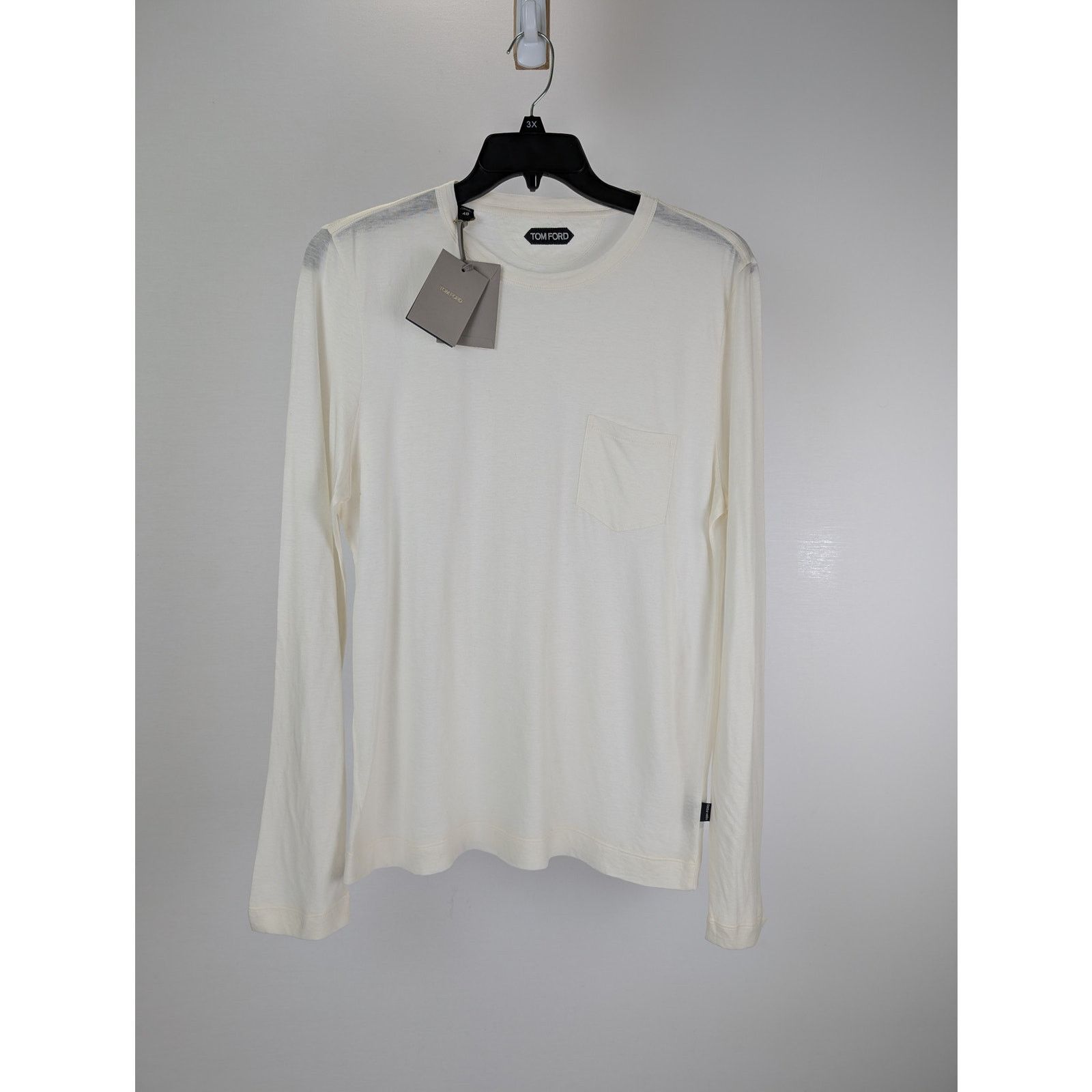 Tom Ford o1rshd1 Sweatshirt in Ivory Size US M / EU 48-50 / 2 - 6 Thumbnail