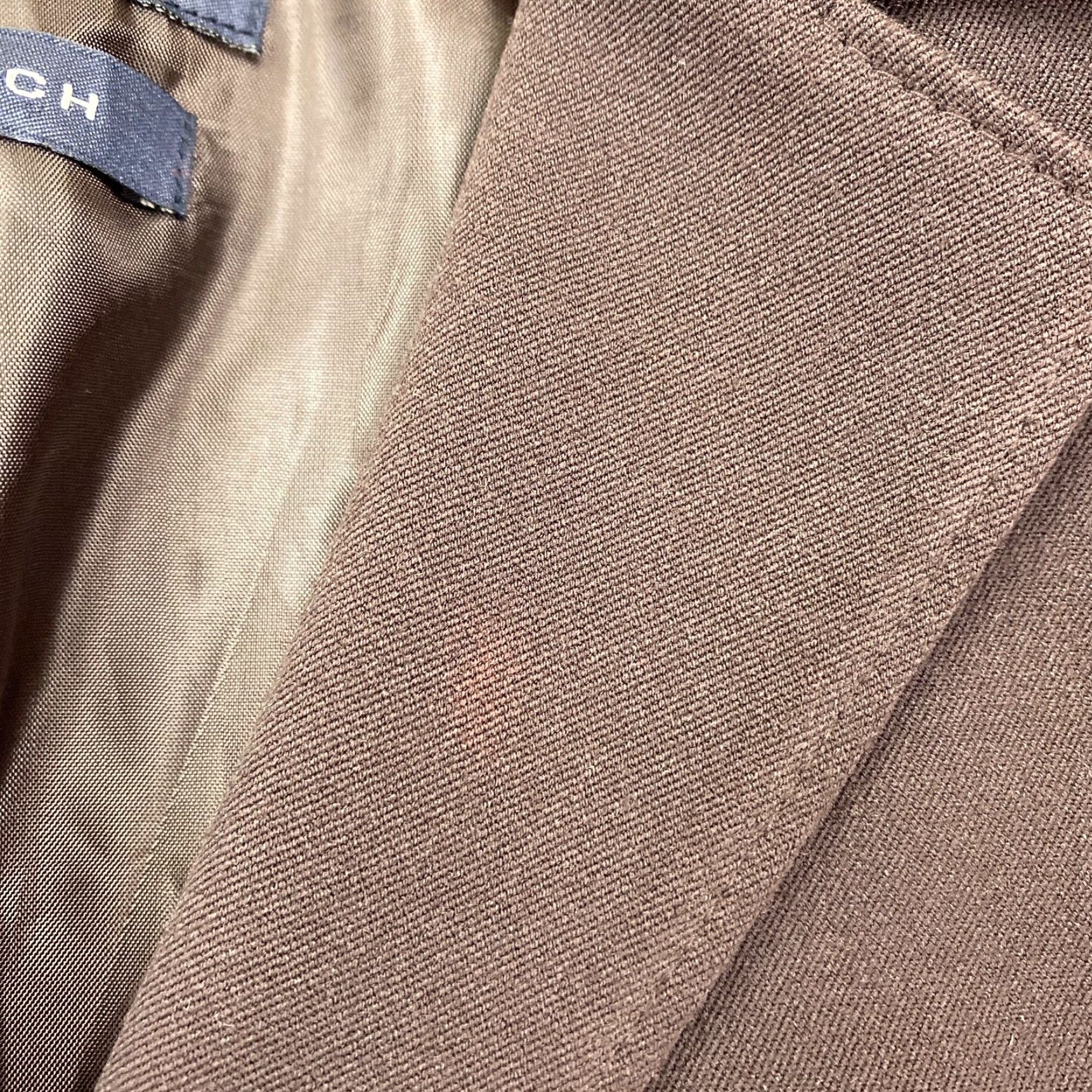 Evan Picone Evan-Picone Womens Blazer Jacket Size 8 Brown Lined Pockets Button Up Stretch Classic Short Coat/ Jacket/ Blazer Women Brown 8 Size M / US 6-8 / IT 42-44 - 5 Thumbnail
