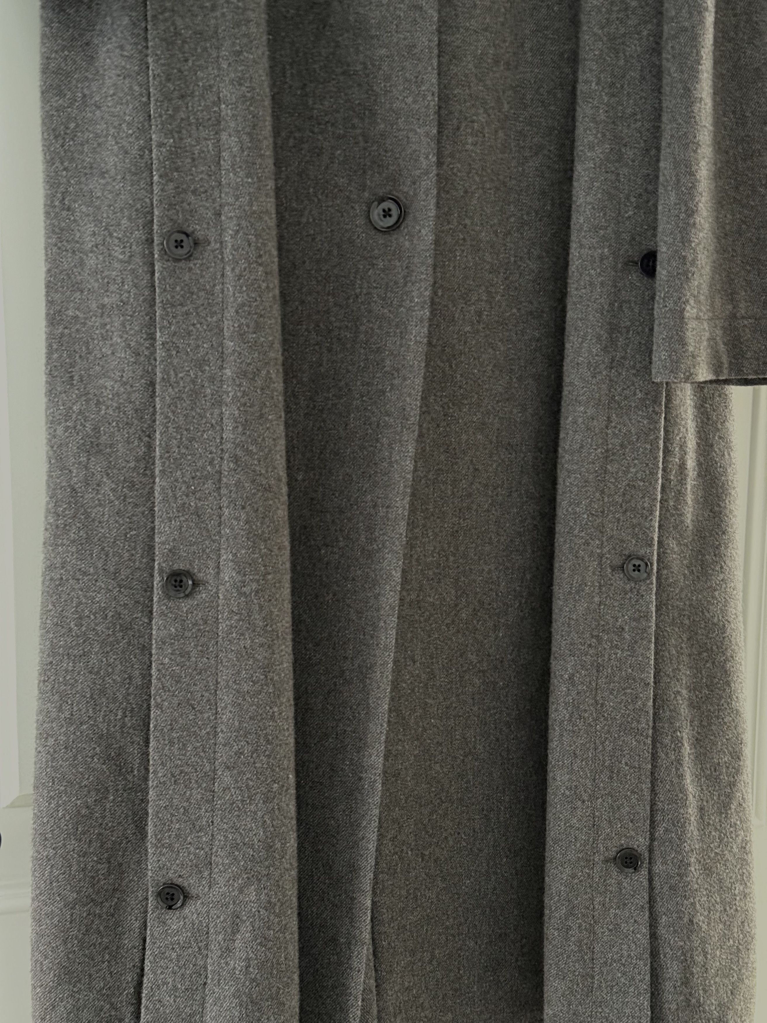 Lemaire Lemaire Women's AW 21 Single-Breasted Long Coat Size XS / US 0-2 / IT 36-38 - 2 Thumbnail