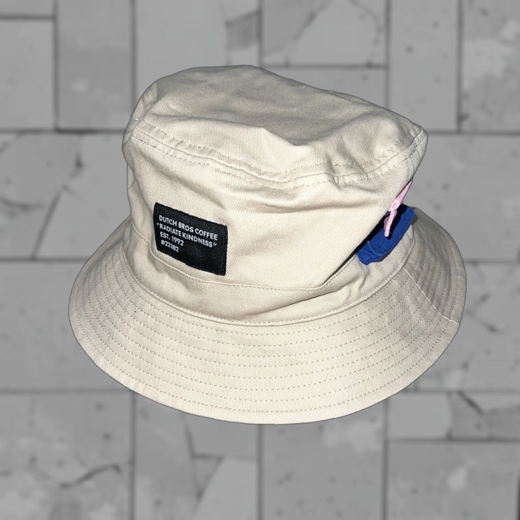 Vintage Dutch Bros Bucket Hat Beige One Size Men Accessories Size ONE SIZE - 1 Thumbnail