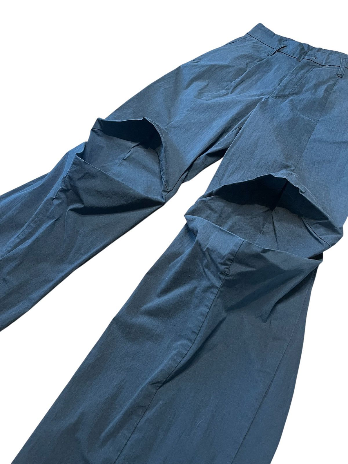 POST ARCHIVE FACTION (PAF) 3.0 TECHNICAL KNEE PLEAT PANTS CENTER BLACK Size US 30 / EU 46 - 2 Thumbnail