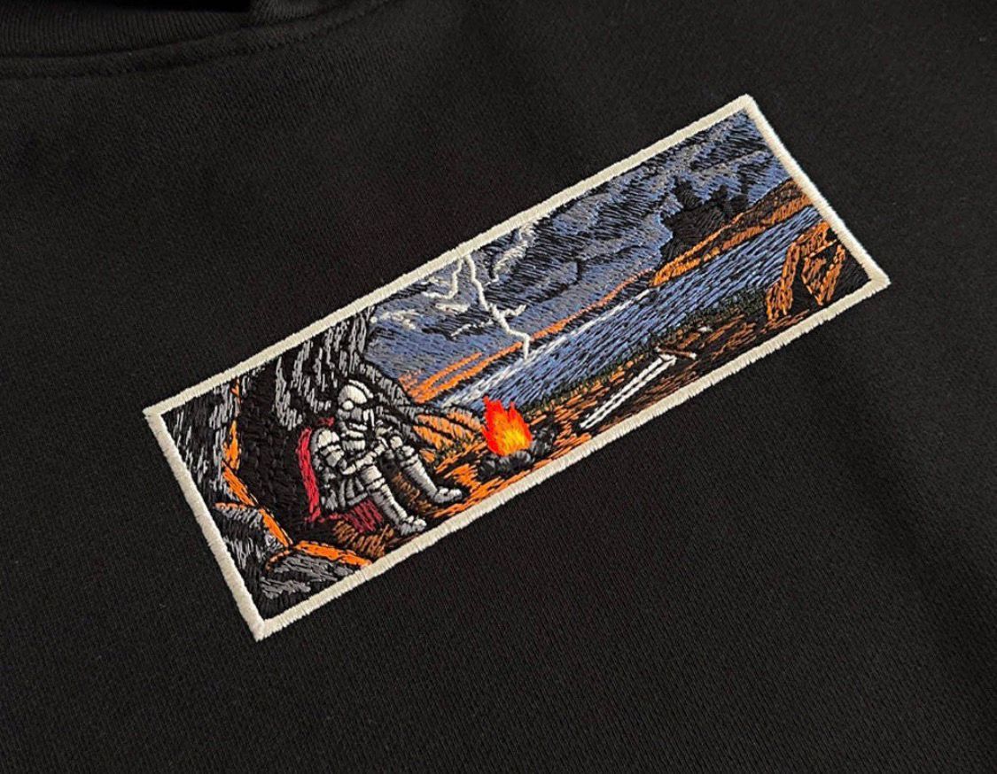 Other Dark Fantasy Embroidered Tee Premium Heavyweight Streetwear Size US L / EU 52-54 / 3 - 3 Thumbnail