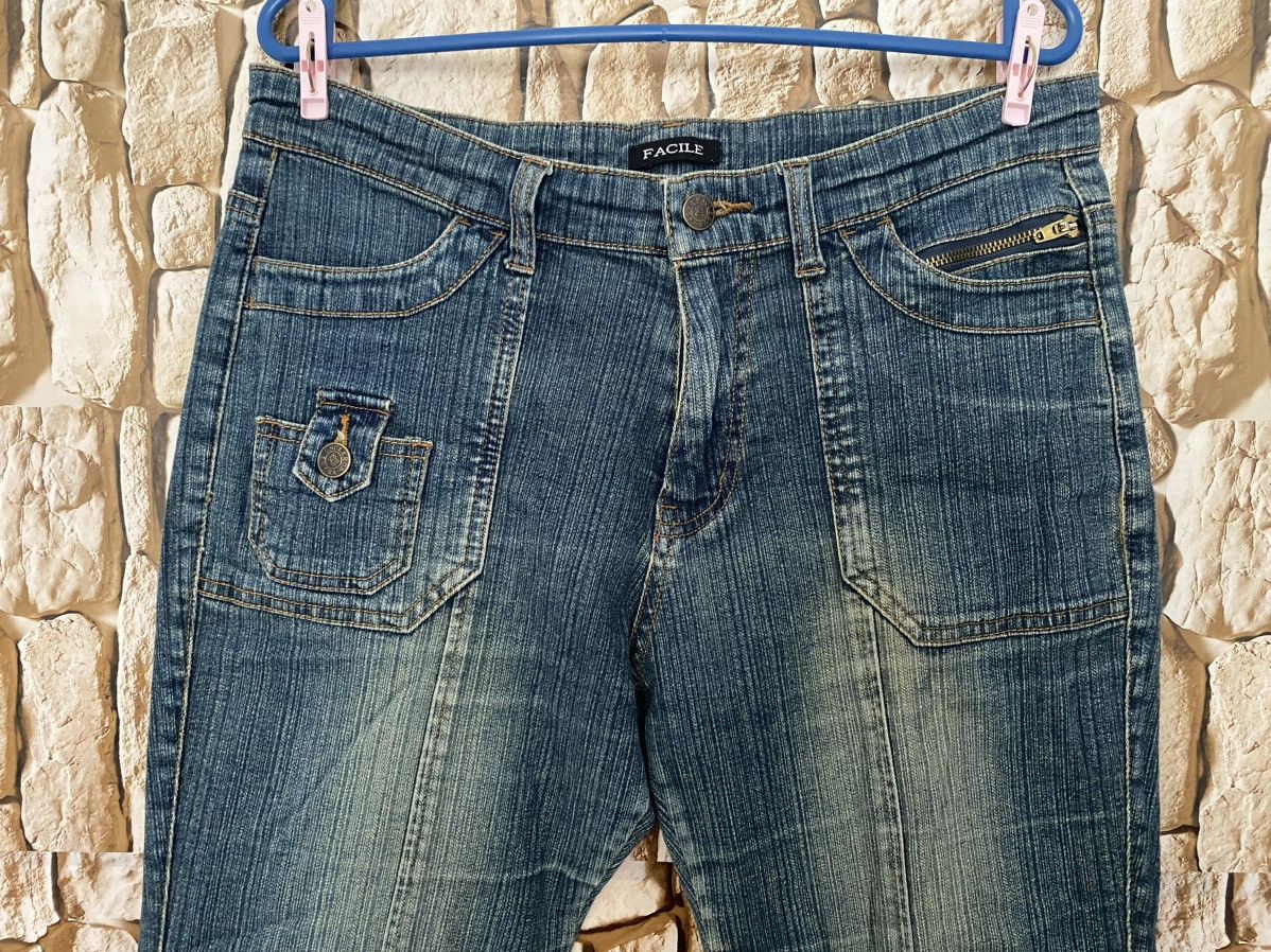 Japanese Brand Vintage Facile Japanese Brand Bootcut Jeans Size US 31 - 3 Thumbnail