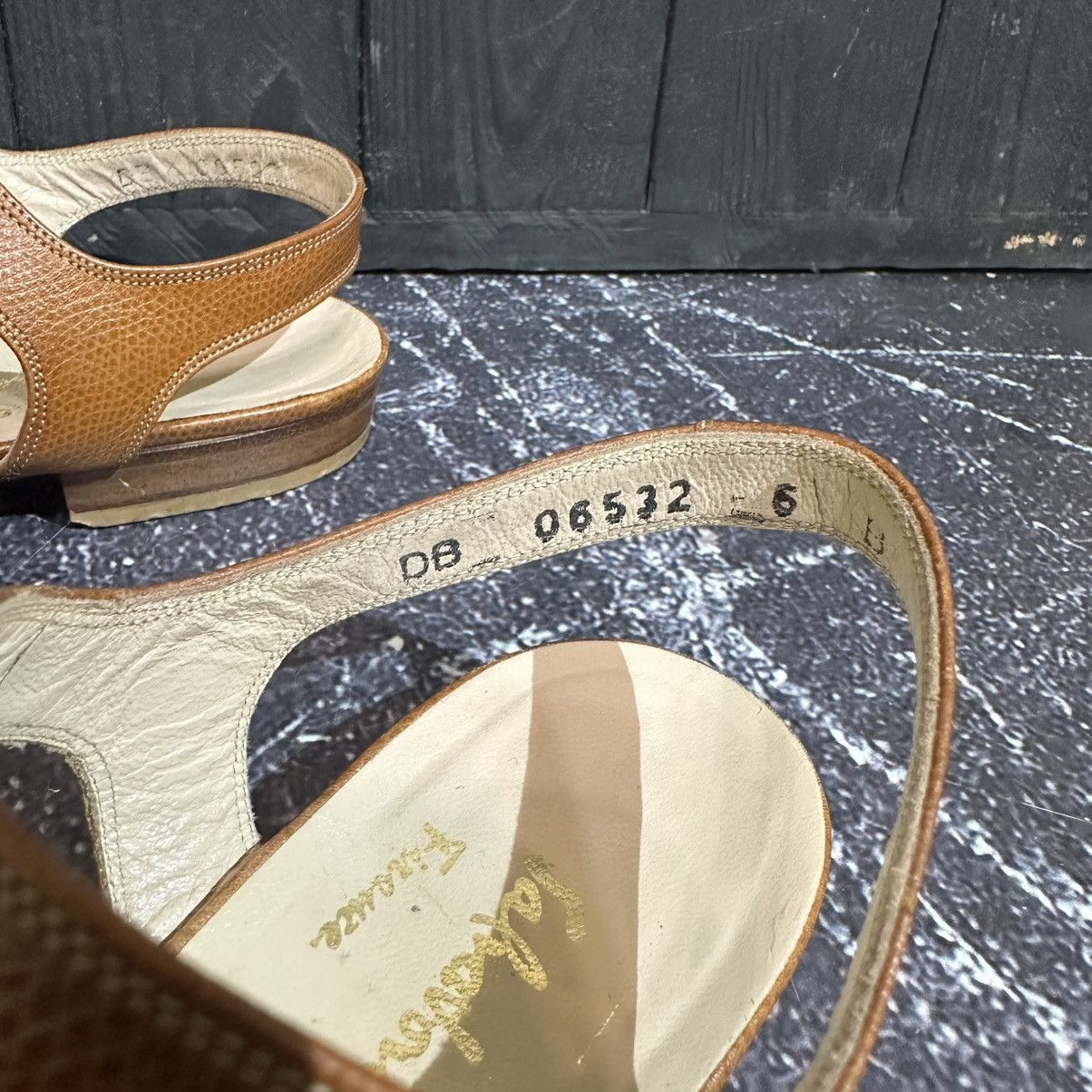 Salvatore Ferragamo Salvatore Ferragamo Women’s Leather Sandals Flats Size 6 Size US 6 / IT 36 - 6 Thumbnail