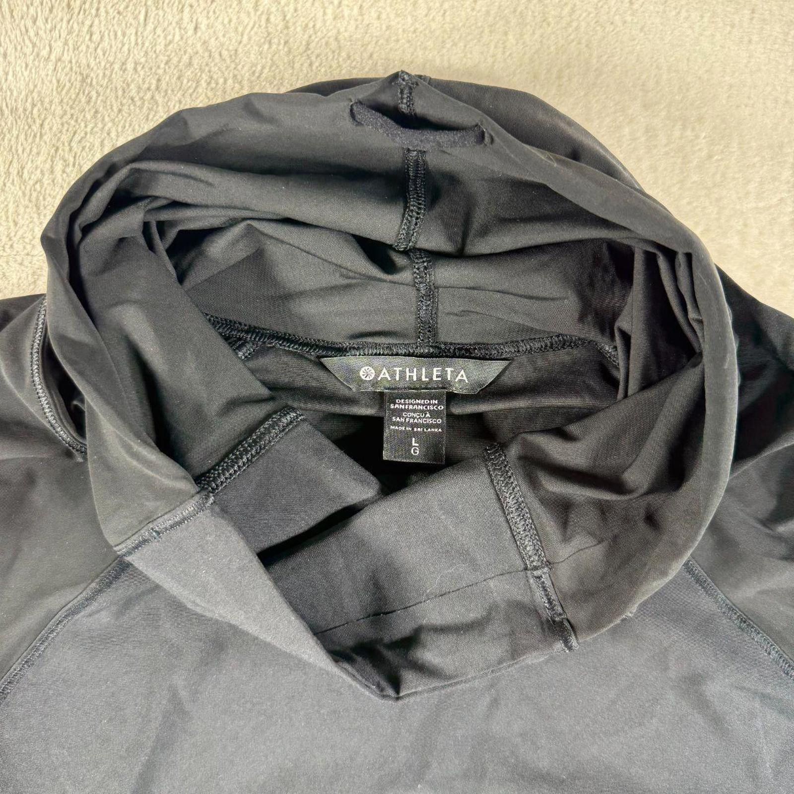 Other Athleta Shirt Women's L Black Turtleneck Workout Size L / US 10 / IT 46 - 3 Thumbnail