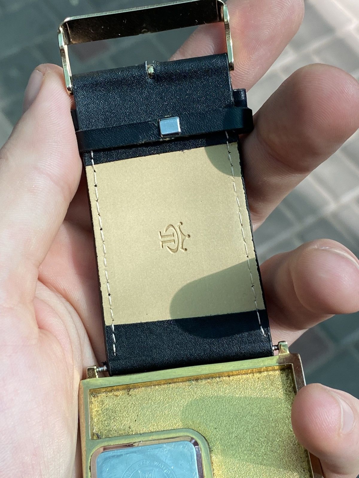 Japanese Brand Vintage Rare Gold-Plated Watch with Crystals Size ONE SIZE - 11 Thumbnail