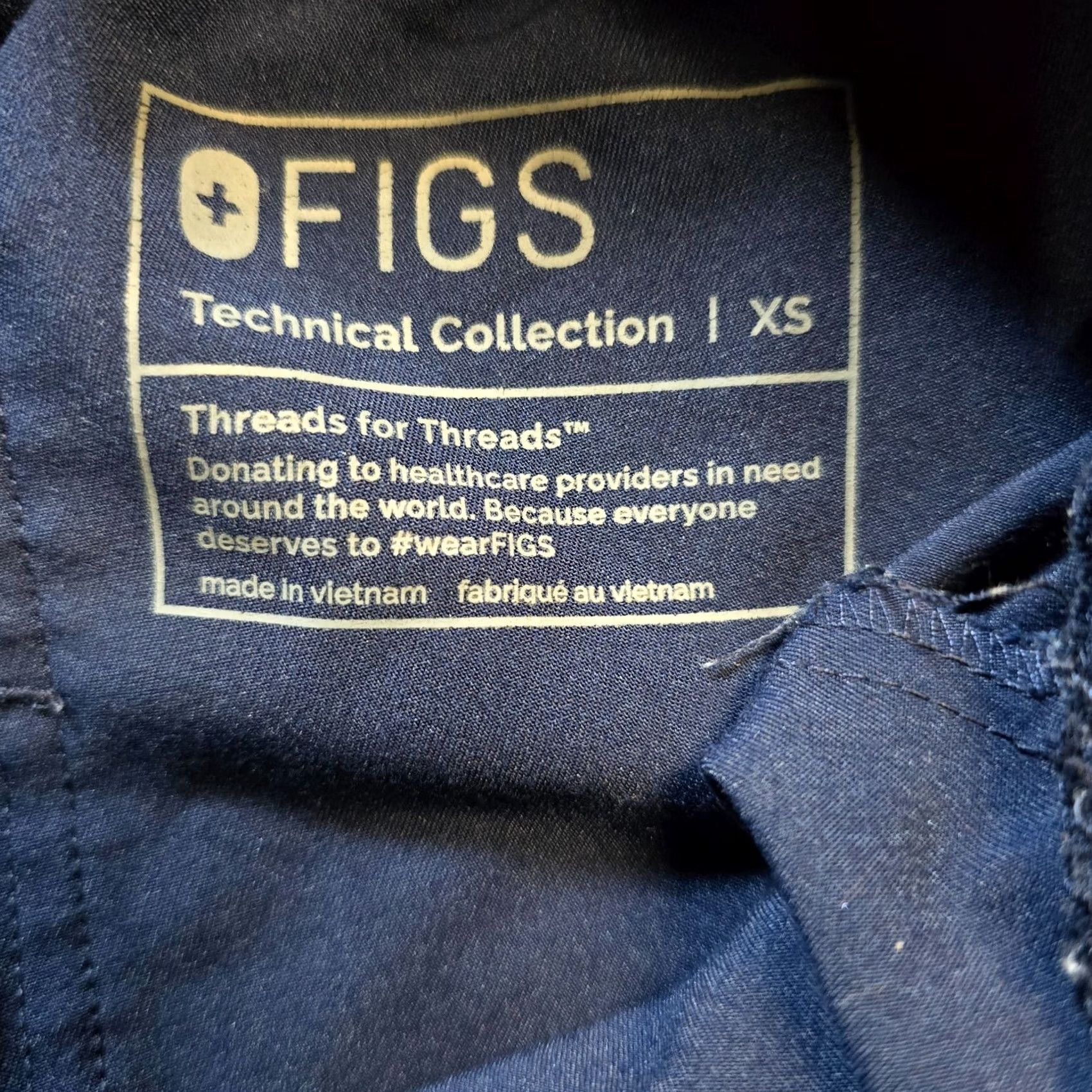 Vintage FIGS Pants Womens XS Blue Zamora Joggers High Waisted Medical Nursing Shirt Size 26" / US 2 / IT 38 - 5 Thumbnail