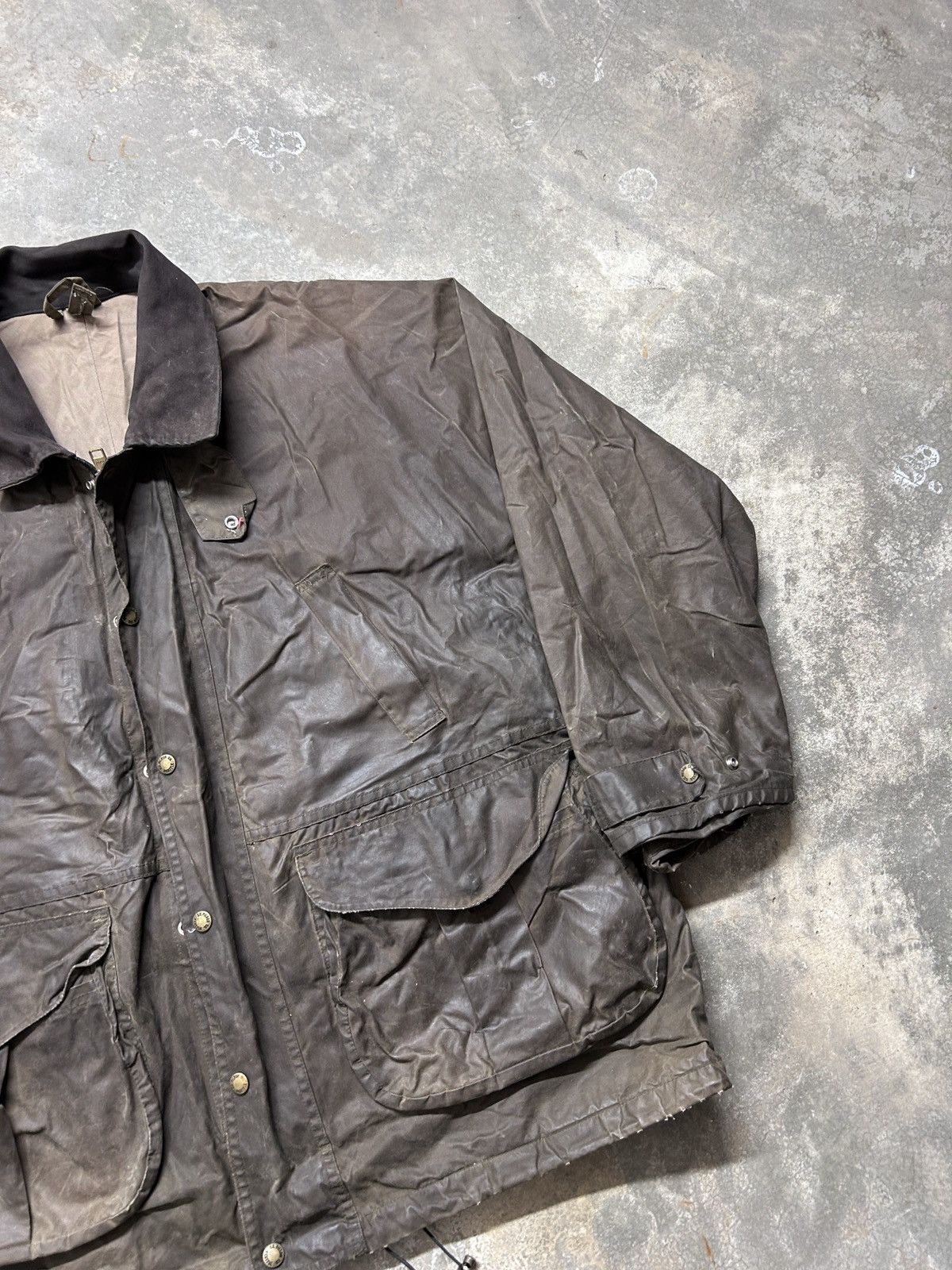 Filson VTG 2003 Filson Waxed Tin Cloth Filed Jacket Style 1441N Size US XXL / EU 58 / 5 - 3 Thumbnail