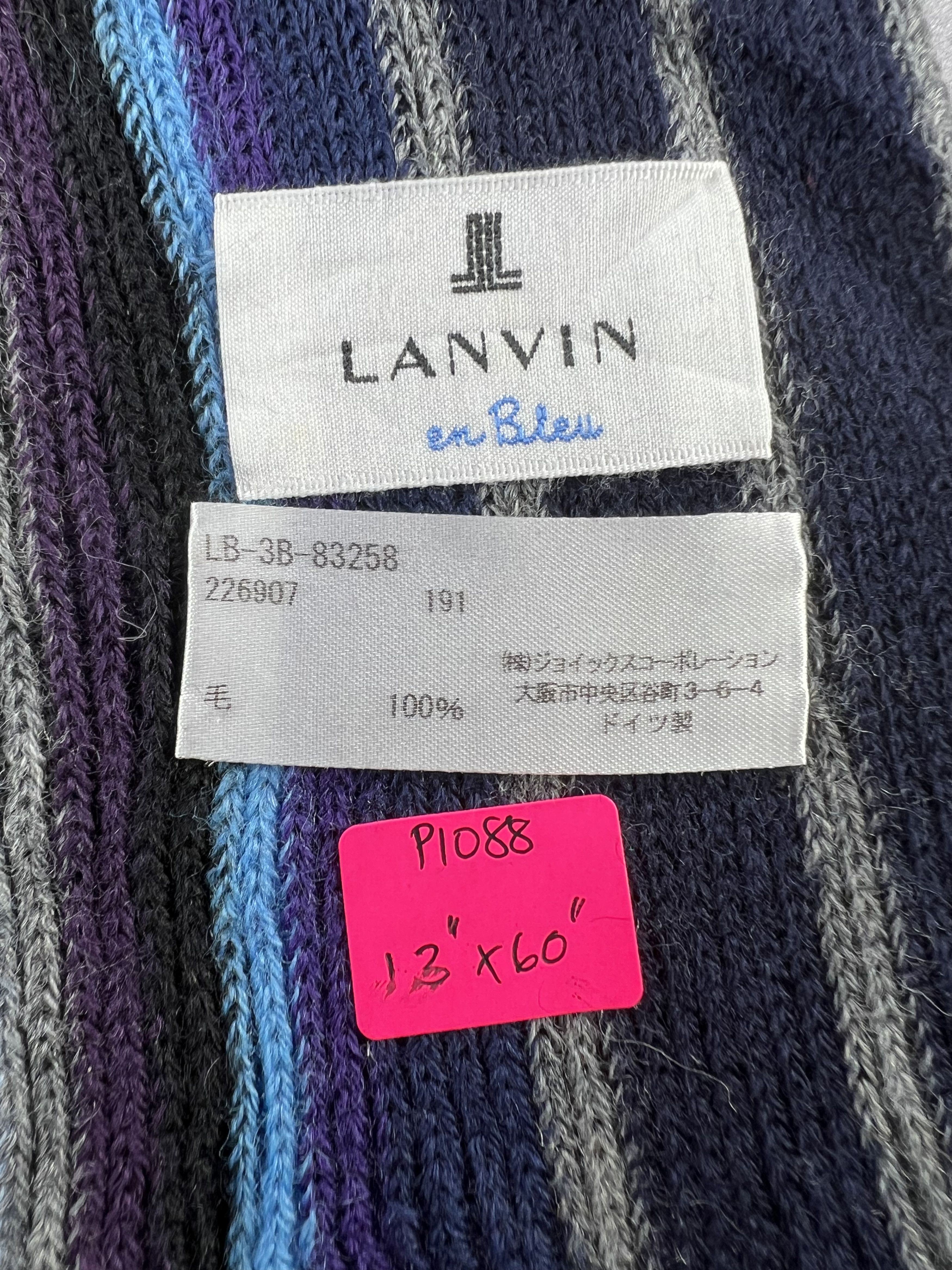 Lanvin Lanvin Scarf / Muffler / Neckwear P1088 Size ONE SIZE - 4 Thumbnail
