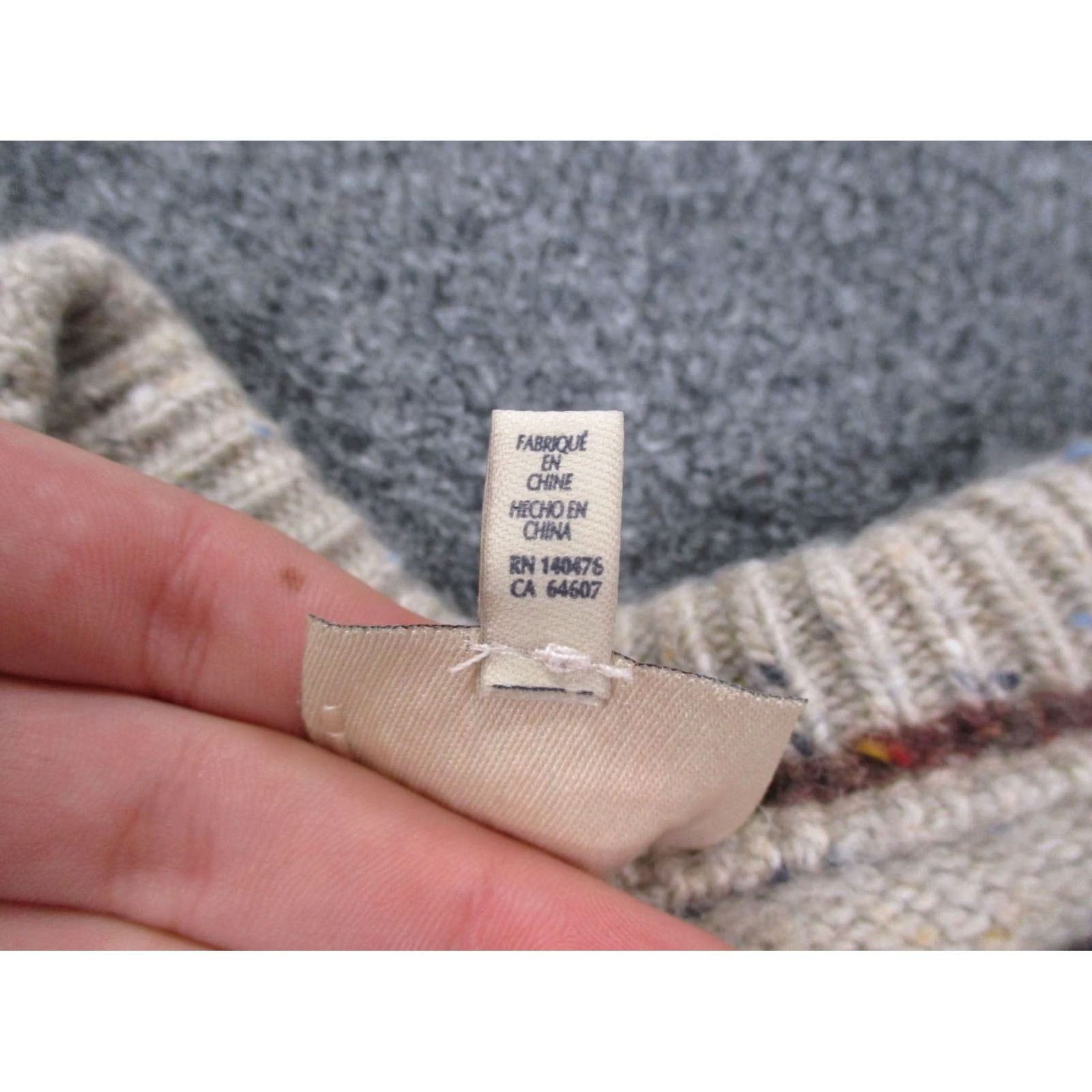 Faherty Faherty Sweater Women M Beige Wool Nylon Outside Hiking Pullover Casual Size M / US 6-8 / IT 42-44 - 7 Thumbnail