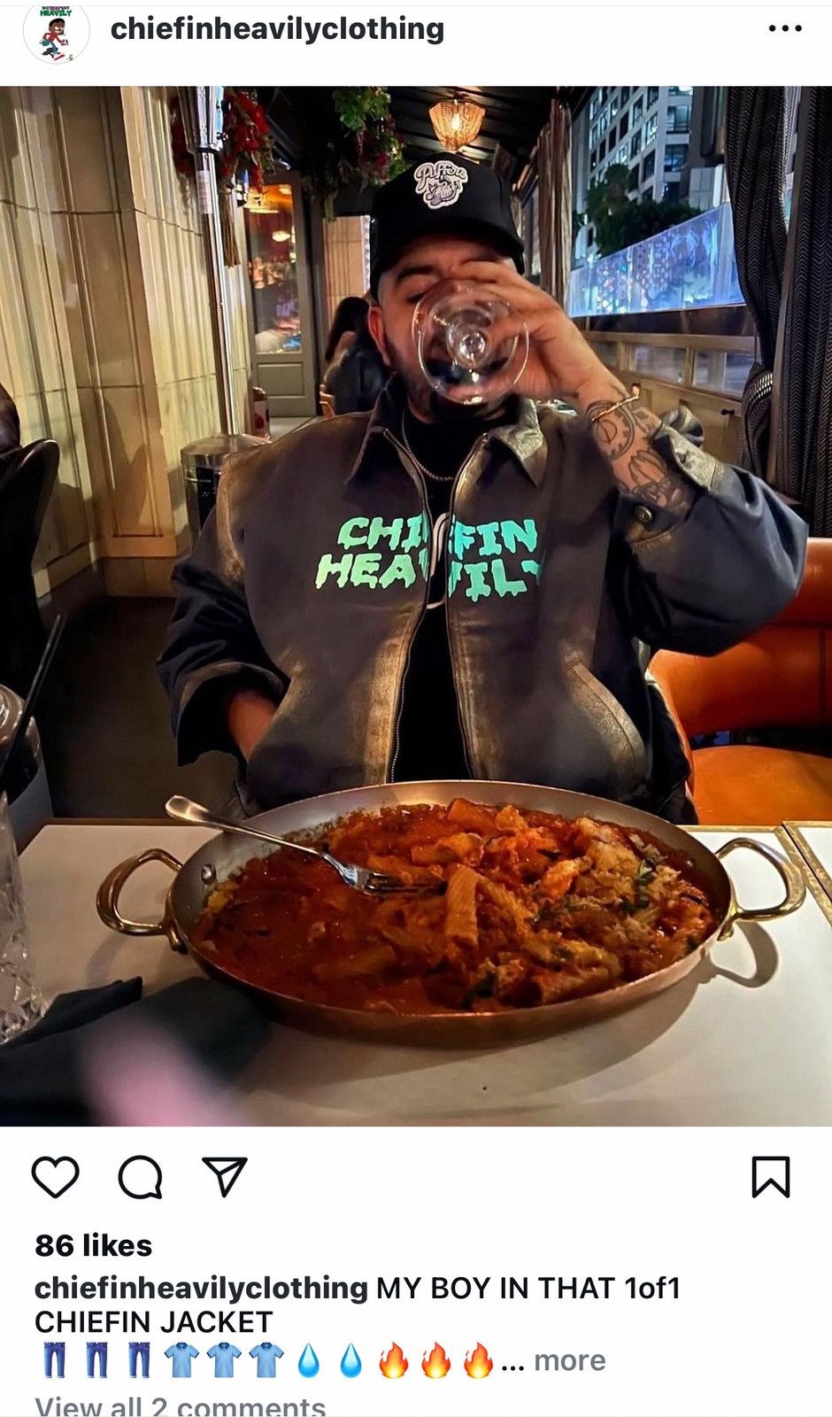 TGF Chiefin Heavily Drakeo Dickies Jacket 1/1