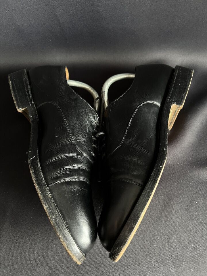 Bally Bally Vintage Shoes Leather Black Size 9 1/2 Size US 9.5 / EU 42-43 - 4 Thumbnail