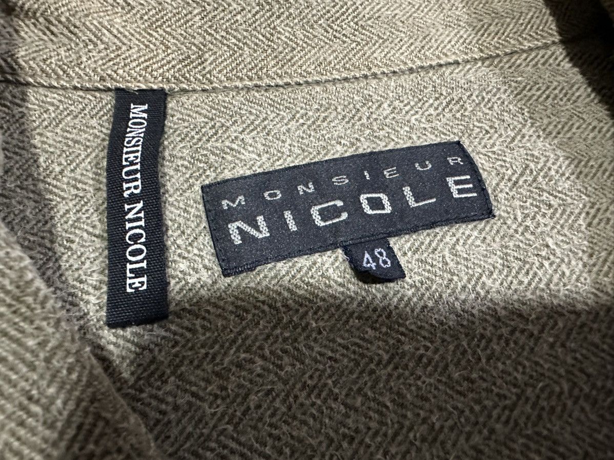 If Six Was Nine × Japanese Brand × Nicole Club 🔥Sick Y2K Monsieur Nicole Double Pockets Western Shirt Punk Size US L / EU 52-54 / 3 - 7 Thumbnail