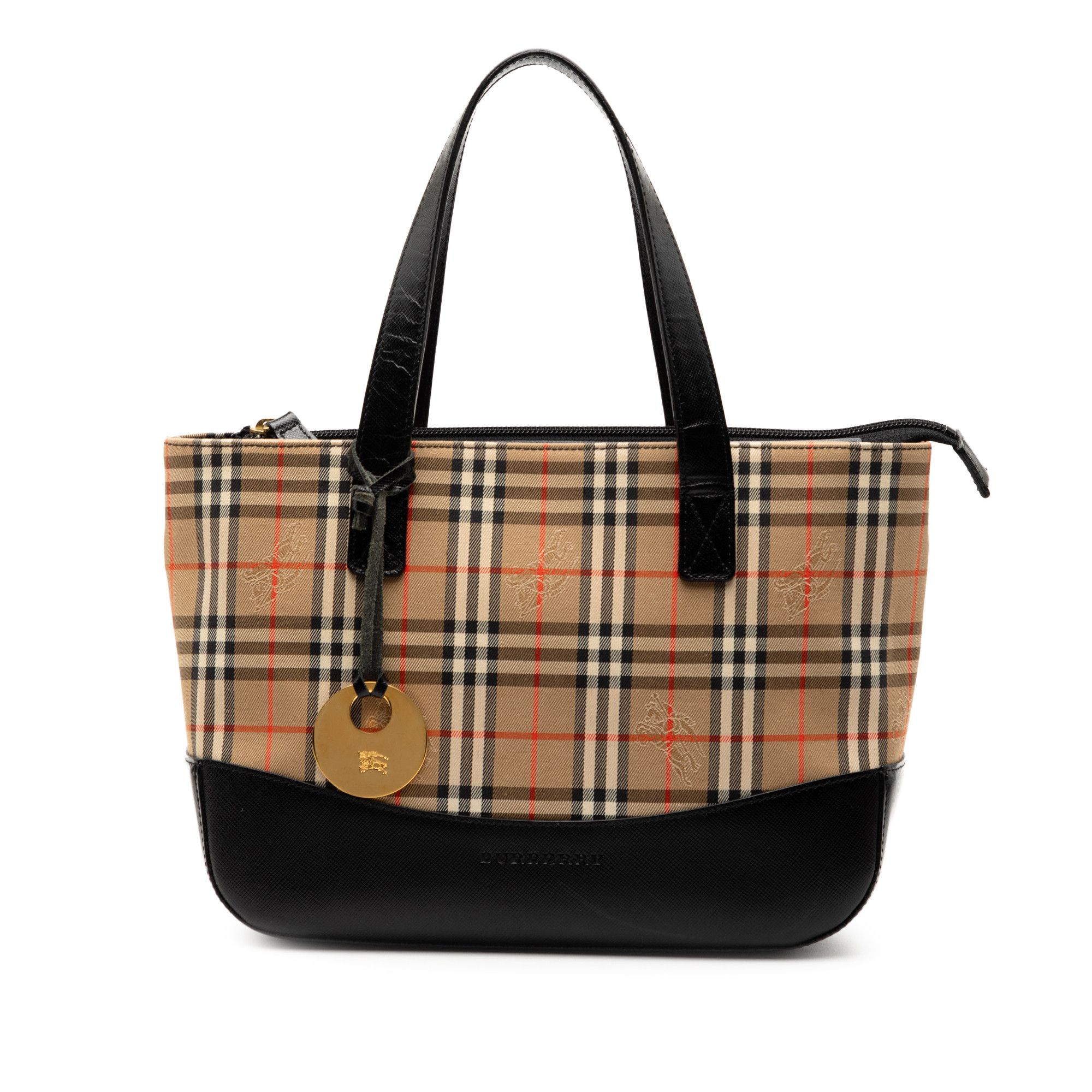 Burberry Haymarket Check Canvas Tote
