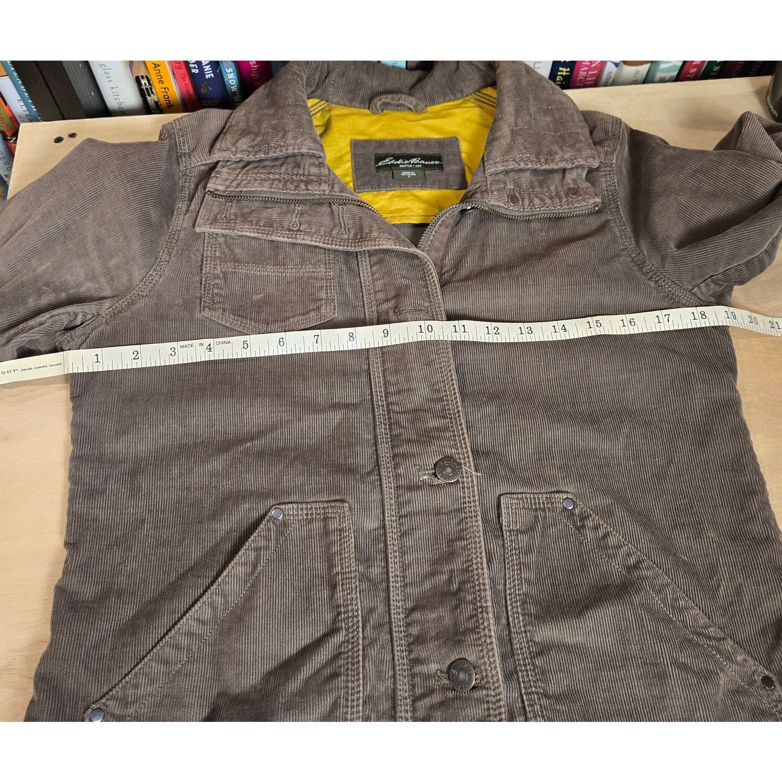 Eddie Bauer Eddie Bauer Corduory Jacket Small Y2K Corduroy Brown Women Size S / US 4 / IT 40 - 9 Thumbnail