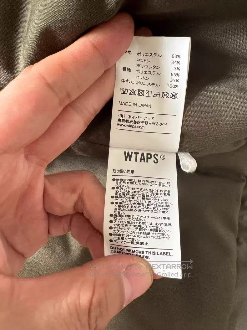 Wtaps Wtaps Four-Pocket Cotton Jacket Size US S / EU 44-46 / 1 - 5 Thumbnail