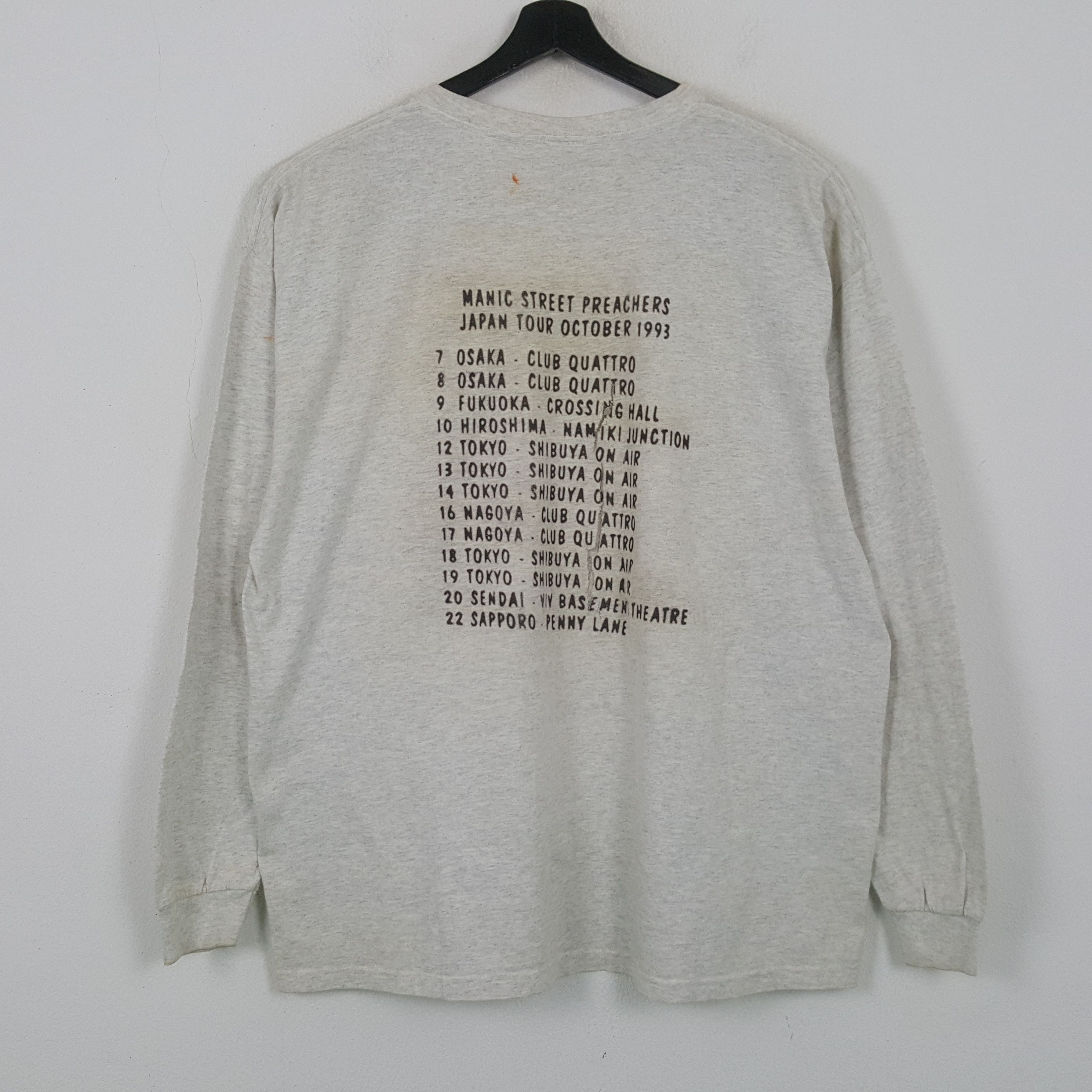 Vintage Manic Street Preachers Long Sleeve Tshirt 32 Size US XXL / EU 58 / 5 - 3 Thumbnail