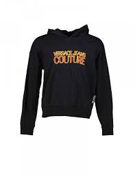 Versace Jeans Couture Versace Jeans Couture Oversized Black Logo Hoodie Size US M / EU 48-50 / 2 - 1 Thumbnail