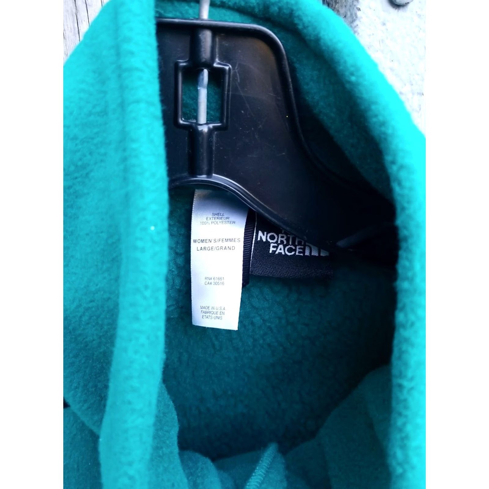 The North Face VINTAGE The North Face Womens USA Made 90s Retro Fleece Vest Full Zip Large Green Size L / US 10 / IT 46 - 2 Thumbnail