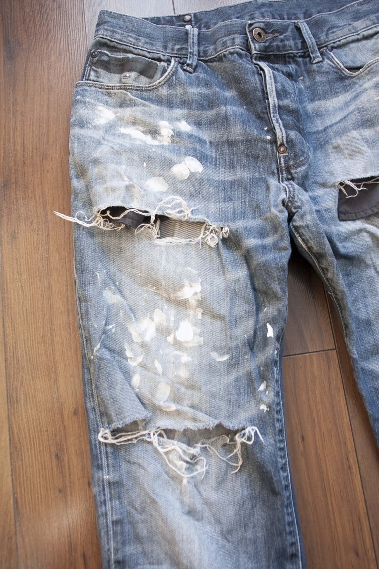 G-Star G Star Jeans Blade Tapered Destroy Distressed Size 32x30 Size US 32 / EU 48 - 2 Thumbnail
