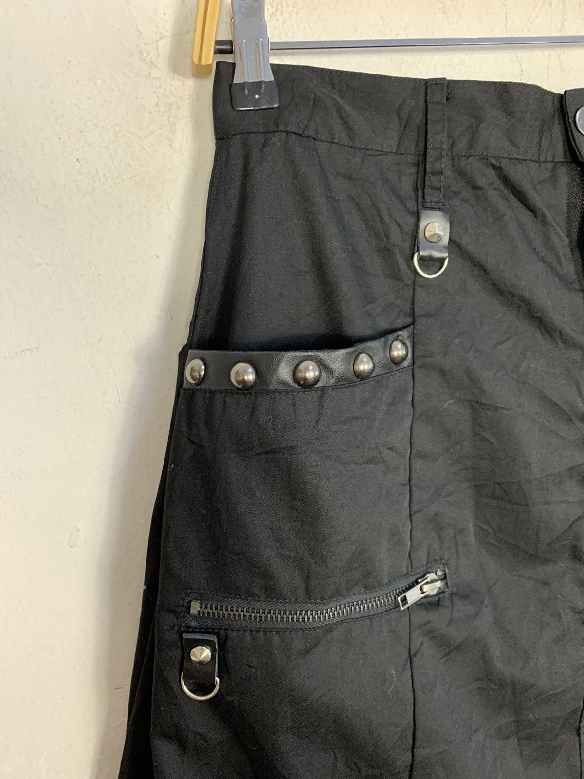 Japanese Brand × Seditionaries Hype Bondage Baggy Low Rise Multipockets Pant Cyber Punk Size US 29 - 6 Thumbnail