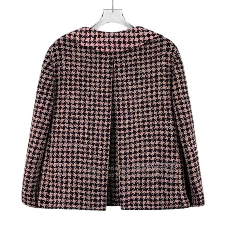 Gucci Gucci Pink checkered wool lapel single-breasted long-sleev Size M / US 6-8 / IT 42-44 - 2 Thumbnail
