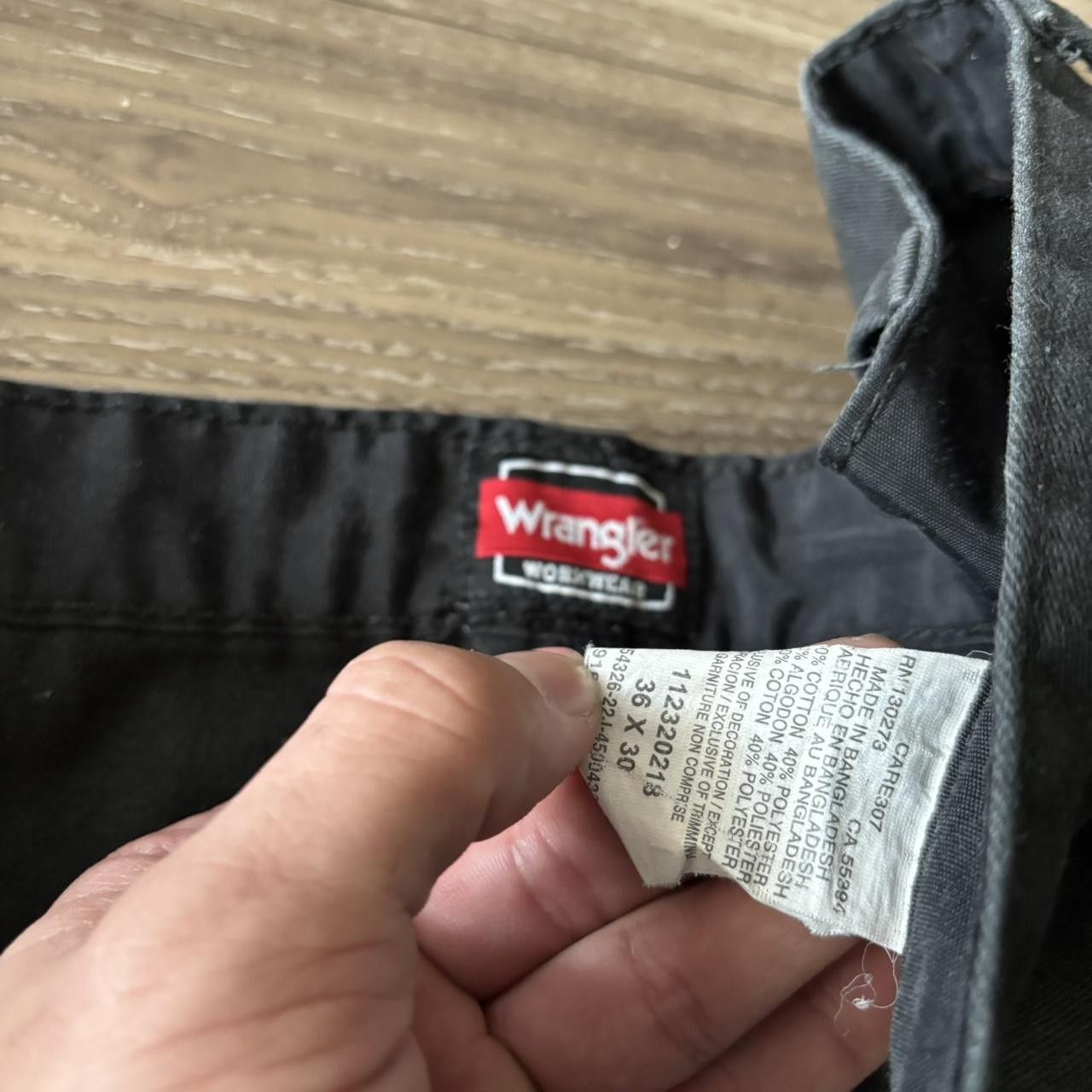 Vintage Crazy Vintage Y2K/2000s Baggy Faded Black Workwear Skater Style Cargo Pants! 36x30 Size US 36 / EU 52 - 8 Thumbnail