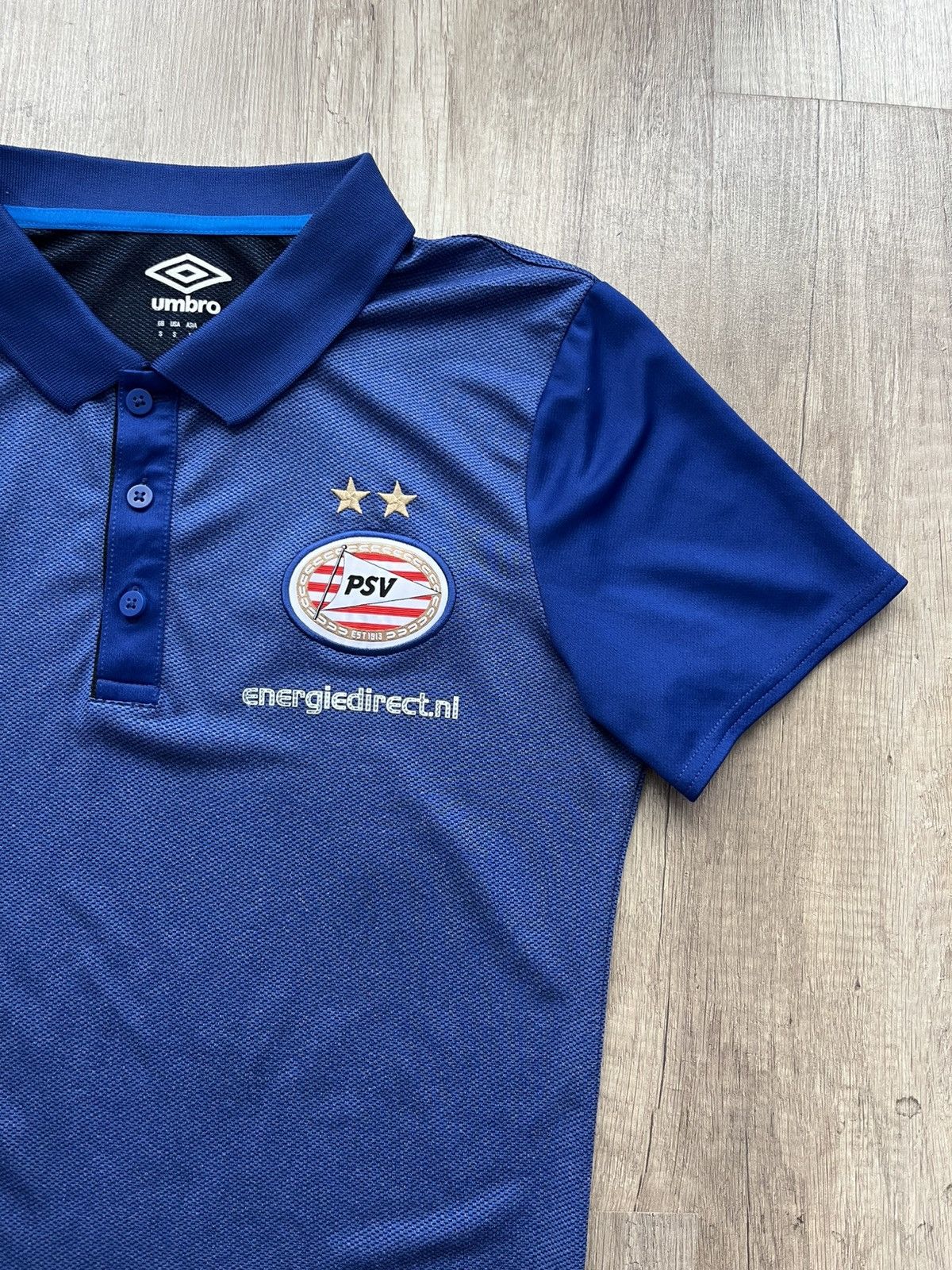 Umbro × Vintage Umbro Polo Shirt PSV Blue 2018-2019 Size S Size US S / EU 44-46 / 1 - 3 Thumbnail