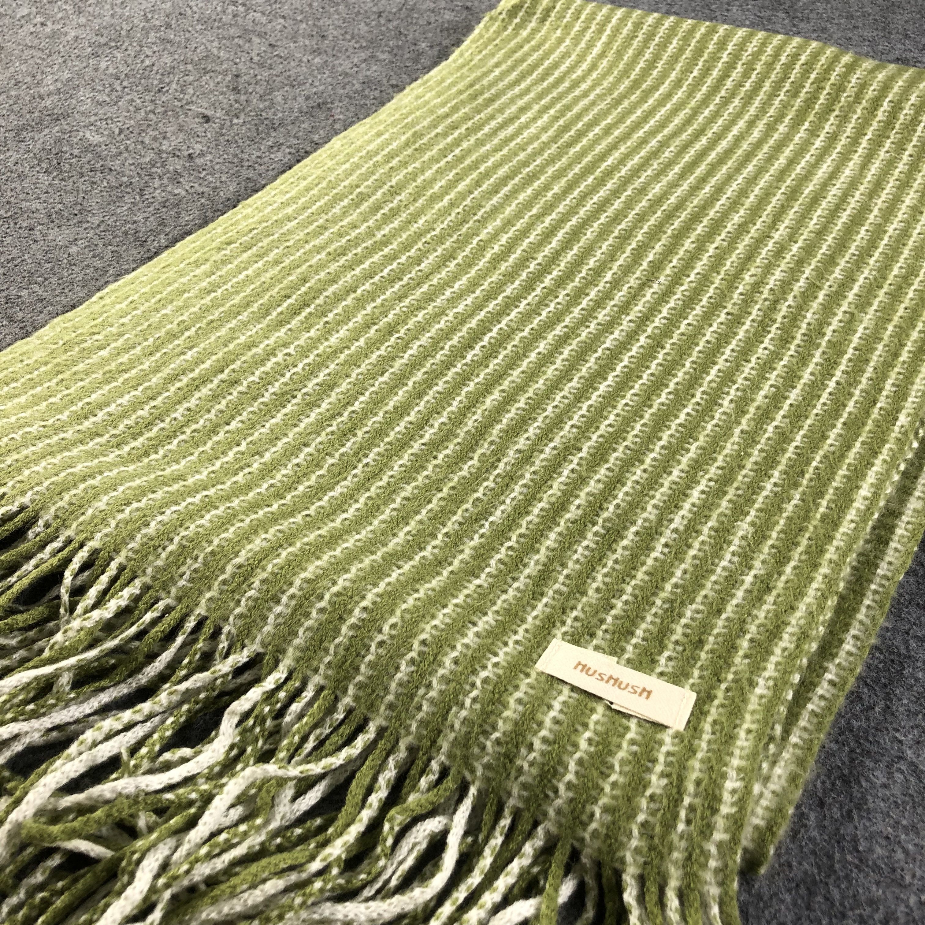 Vintage Hush Hush Wool Scarf Muffler V1223 Size ONE SIZE - 3 Thumbnail