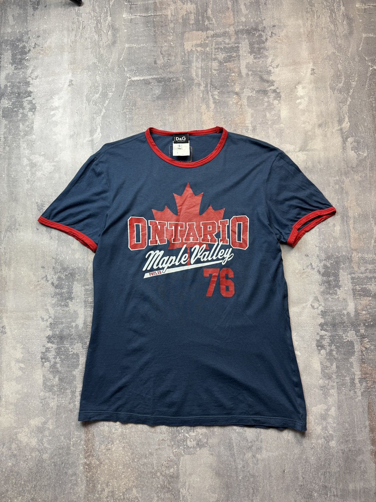 Dolce & Gabbana Dolce and Gabbana 2000s Limited Edition T-Shirt Ontario Size XL / US 12-14 / IT 48-50 - 1 Thumbnail