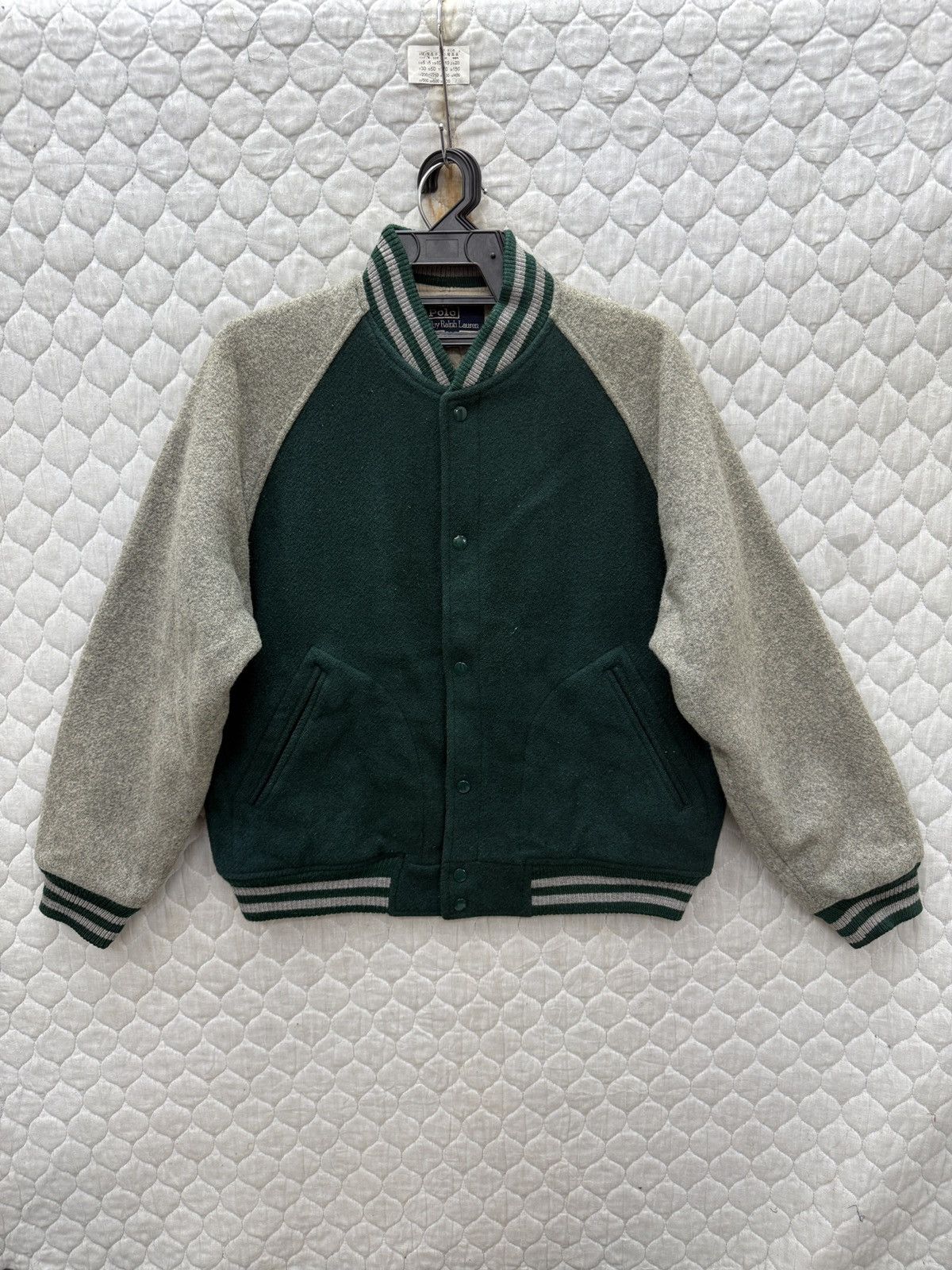 Polo Ralph Lauren 🔥🔥🔥ARCHIVE VTG POLO RALPH LAUREN VARSITY JACKET Size US L / EU 52-54 / 3 - 1 Thumbnail