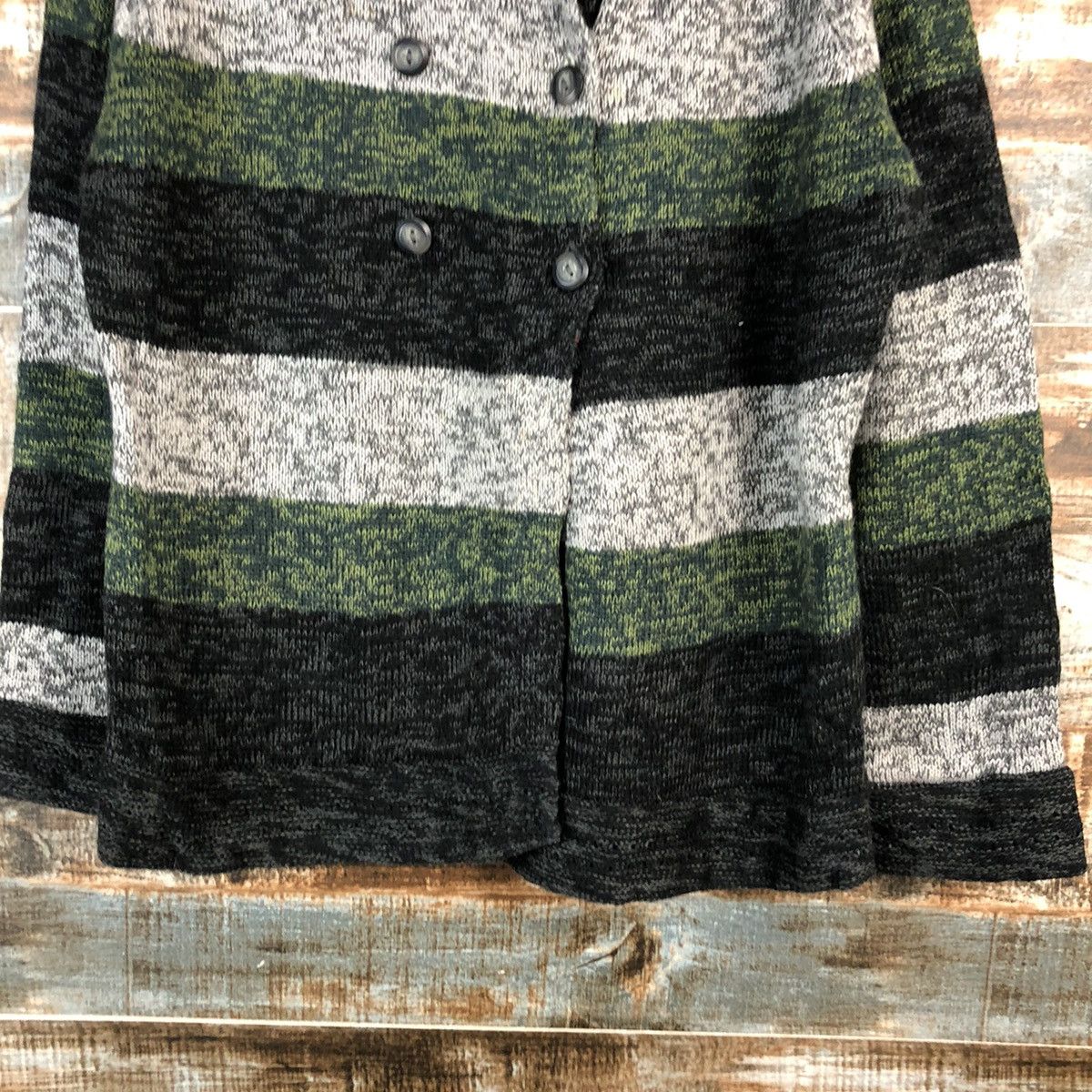 Japanese Brand Collection Ki Stripe Knitwear like coogi #A2308 Size US M / EU 48-50 / 2 - 6 Thumbnail