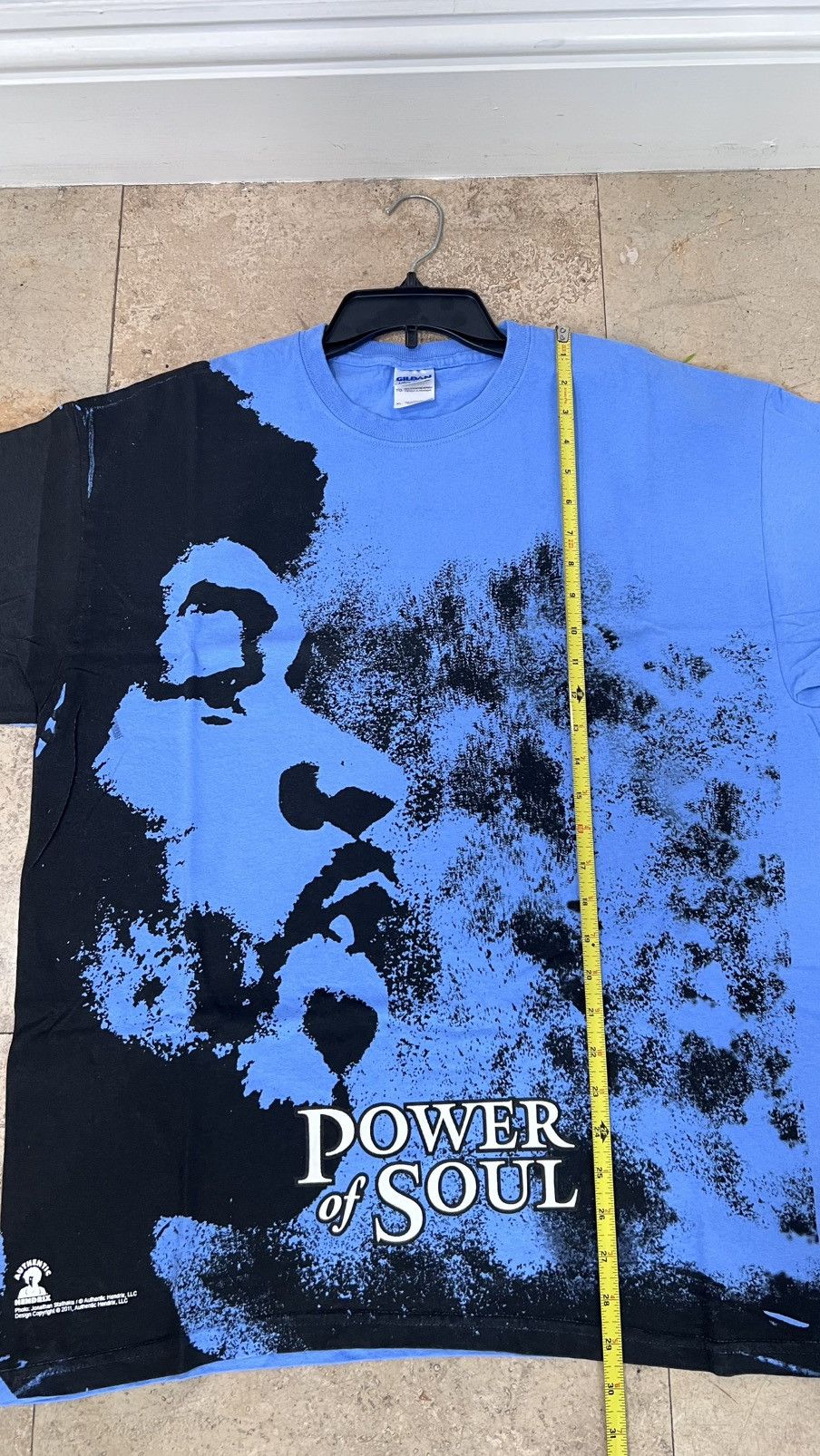 Band Tees × Vintage 2011 Jimi Hendrix “Tribute Tour” Gildan Tag Size XL Size US XL / EU 56 / 4 - 5 Thumbnail