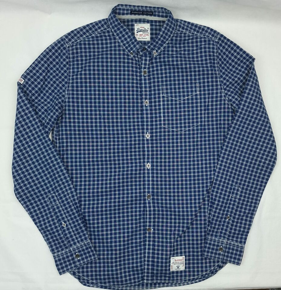 Superdry SUPERDRY SHIRT LONG SLEEVE COTTON SIZE M Size US M / EU 48-50 / 2 - 1 Thumbnail