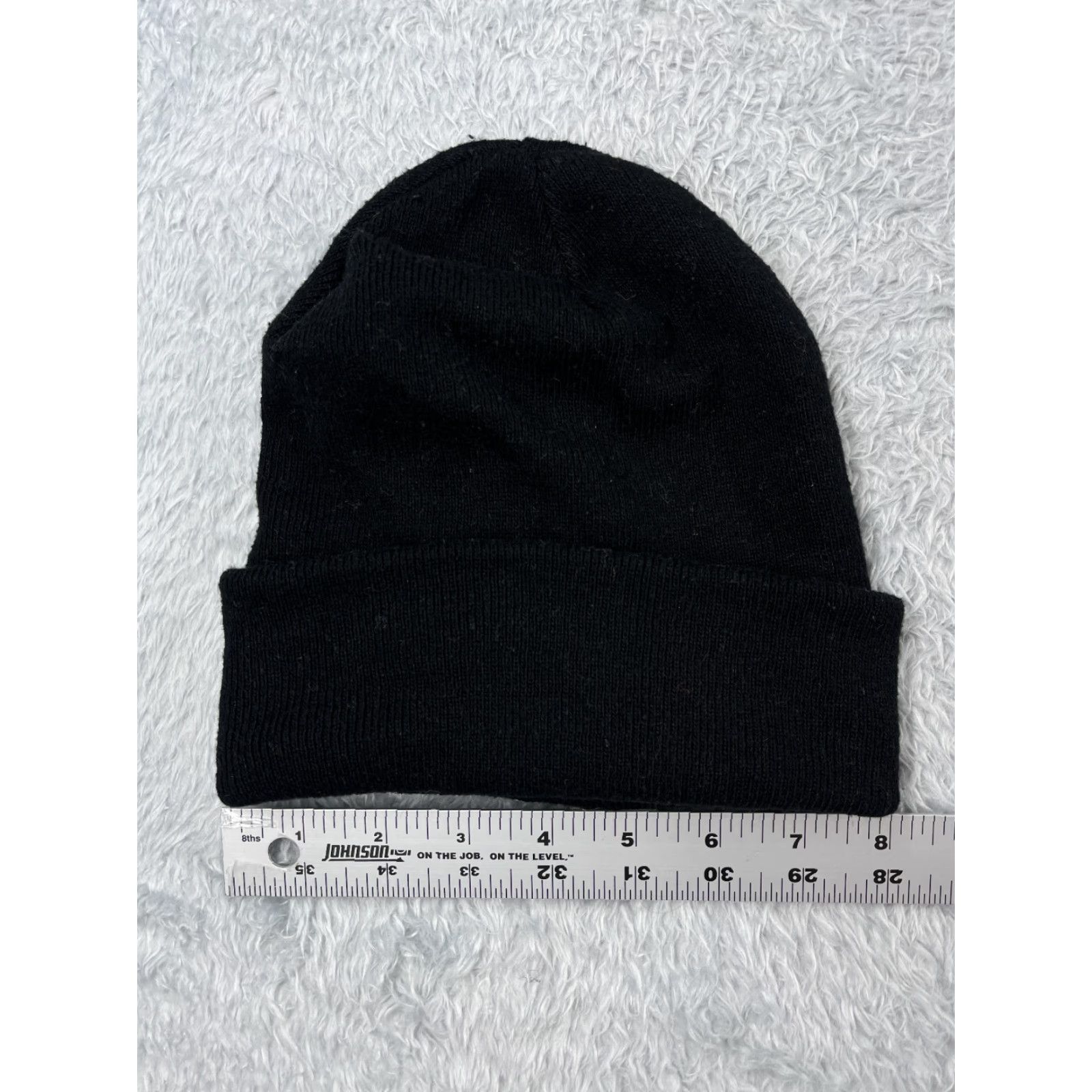 Vintage Beanie Toque Adult One Size Black Knit Acrylic Polyester Lined Outdoors Ski Hat/Cap Mens Beanie Outdoor Ski Winter Black Size ONE SIZE - 4 Thumbnail