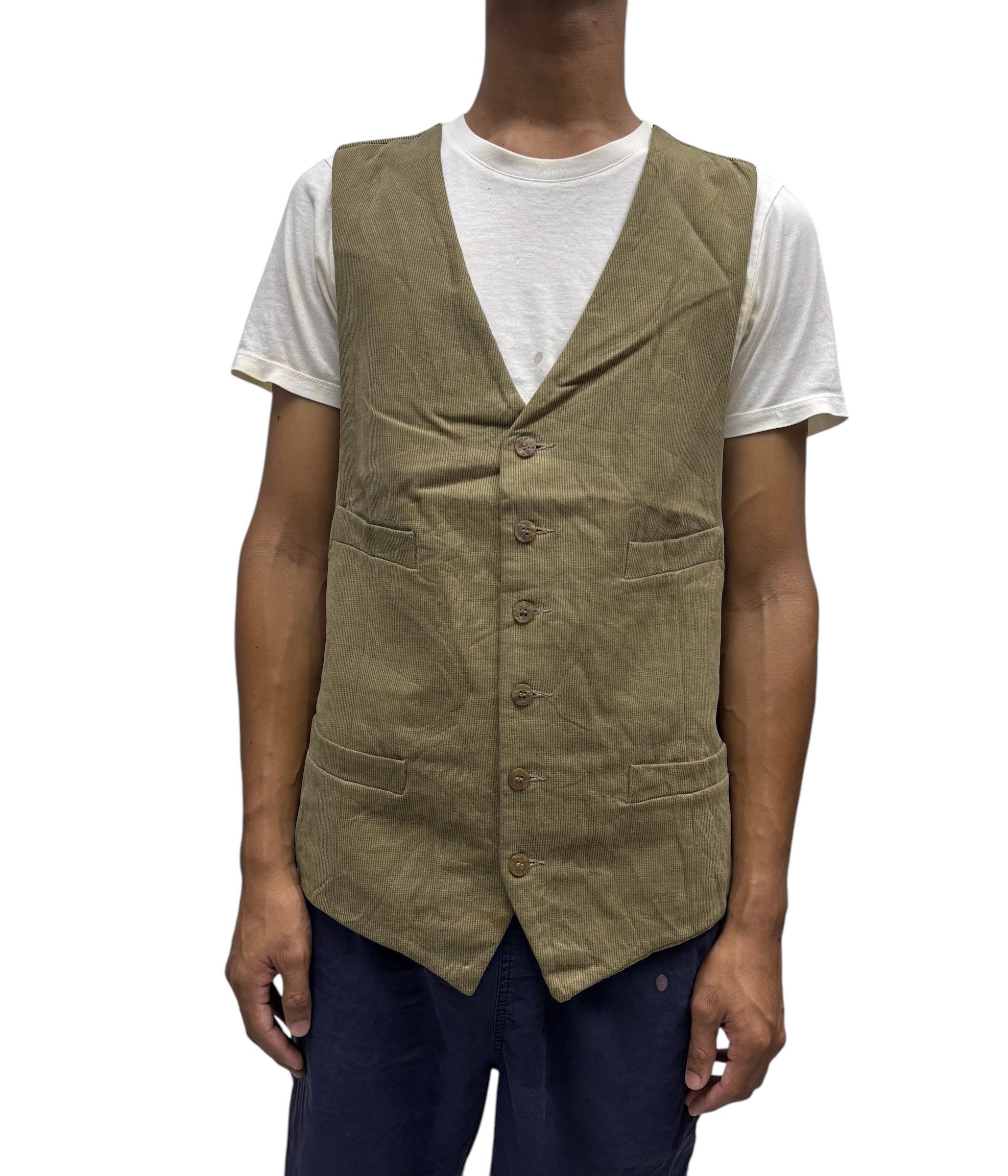Giorgio Armani GIORGIO ARMANI SIX BUTTON LUXURY VEST BLAZER Size US S / EU 44-46 / 1 - 8 Thumbnail