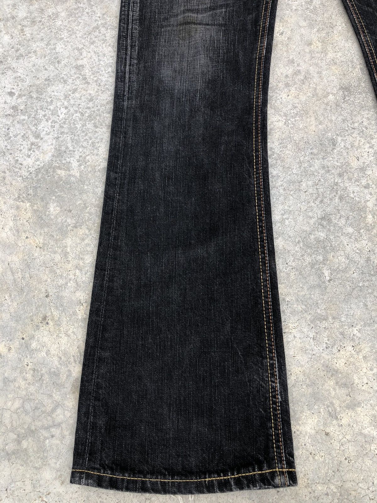 If Six Was Nine Japanese Edwin Flared Jeans Distressed Jeans 512 Size US 29 - 6 Thumbnail