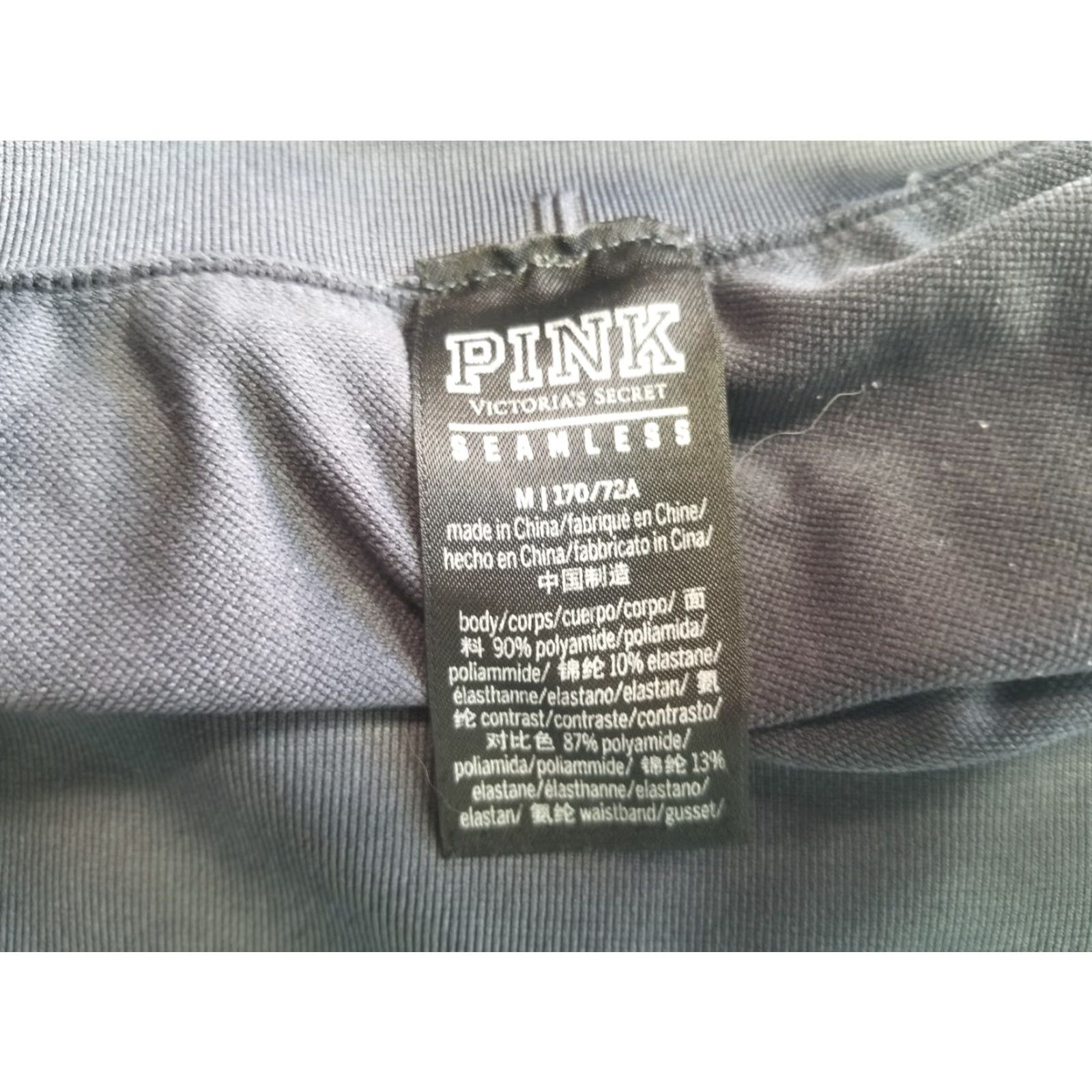 Victoria's Secret Victoria's Secret Pink Leggings Women M Gray Ankle Rise Mid Seamless Stretch Inseam 25in Heather Gray Booty Shaping Lines Size 32" / US 10 / IT 46 - 6 Thumbnail