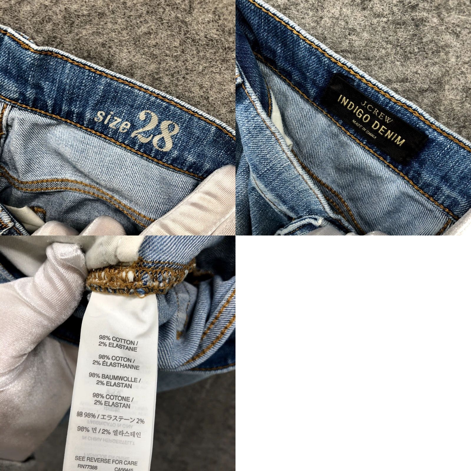 J.Crew VINTAGE No Size 28" / US 6 / IT 42 - 8 Thumbnail