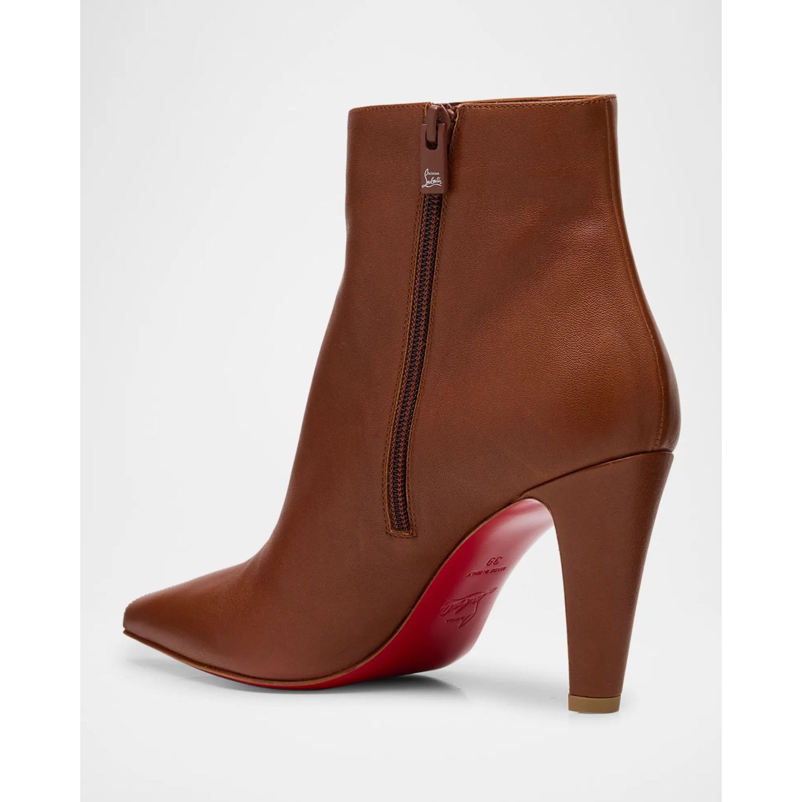 Christian Louboutin Christian Louboutin Vibella Booty 85 Brown Leather 38.5 Size US 8.5 / IT 38.5 - 13 Thumbnail