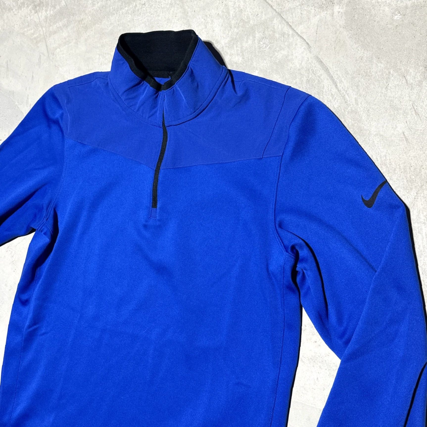 Nike Nike Golf Pullover Men S Blue Dri-FIT Quarter Zip Long Sleeve Top Wicking Size US S / EU 44-46 / 1 - 2 Thumbnail