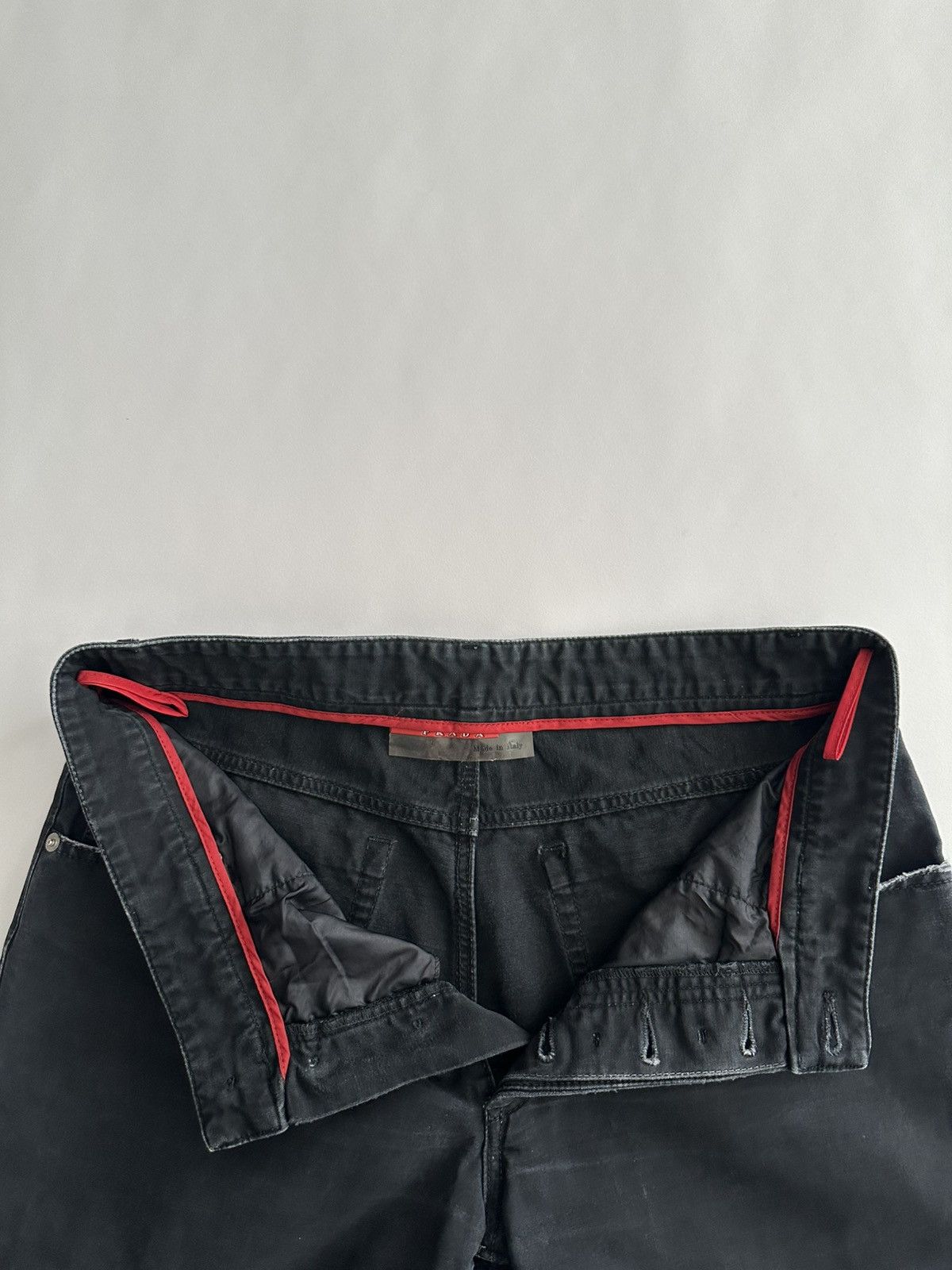 Prada Prada Early 2000’s Washed Heavy Cotton Pants Size US 30 / EU 46 - 8 Thumbnail