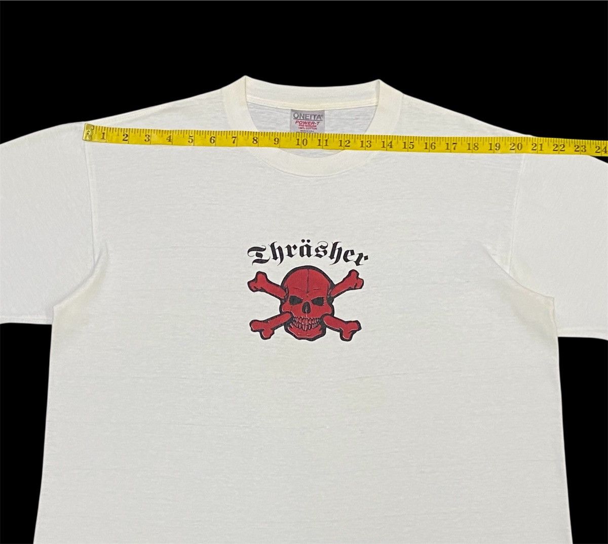Thrasher × Vintage Vintage Thrasher Skull 1993 Skete Tee Size US L / EU 52-54 / 3 - 14 Thumbnail