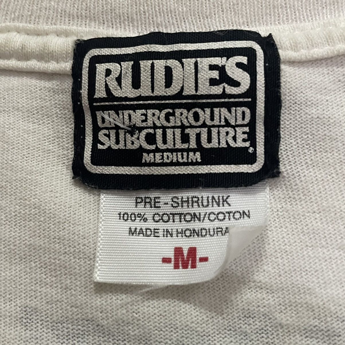 A.F.F.A. × Japanese Brand × Seditionaries 🇯🇵 RUDIES UNDERGROUND SUBCULTURE ROLLING CRADLE PUNK TSHIRT Size US M / EU 48-50 / 2 - 12 Thumbnail